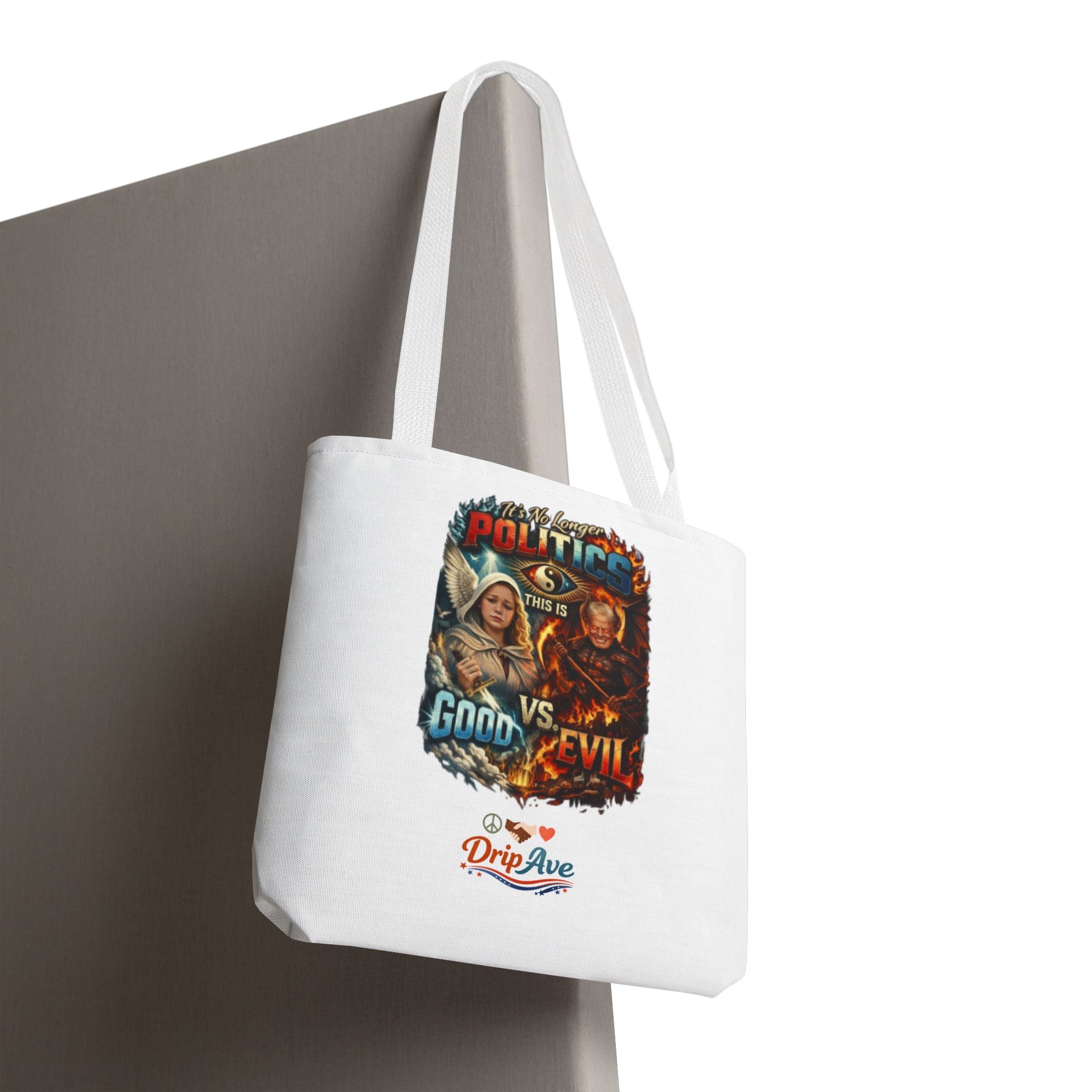 It's No Longer Politics Tote Bag — Peace, Strength & Purpose Double-Sided Empowerment Bag