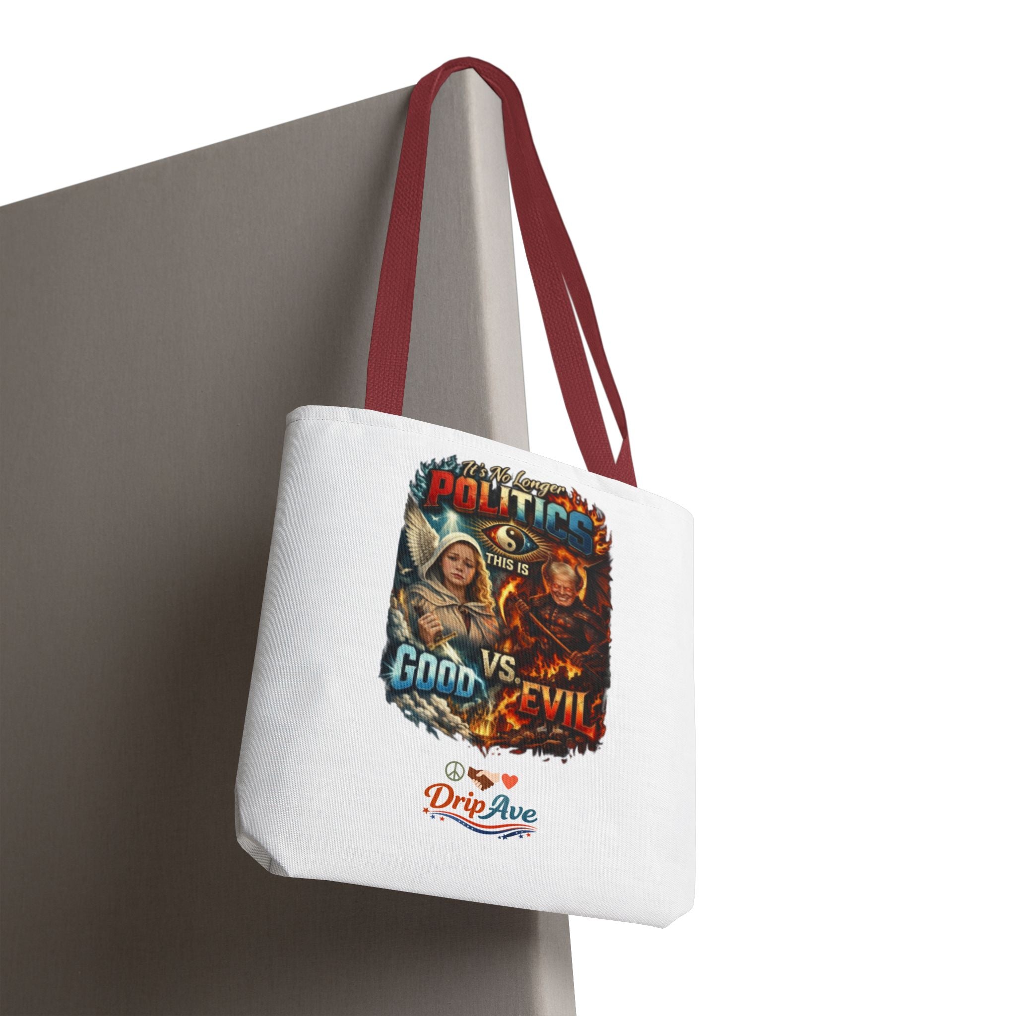 It's No Longer Politics Tote Bag — Peace, Strength & Purpose Double-Sided Empowerment Bag