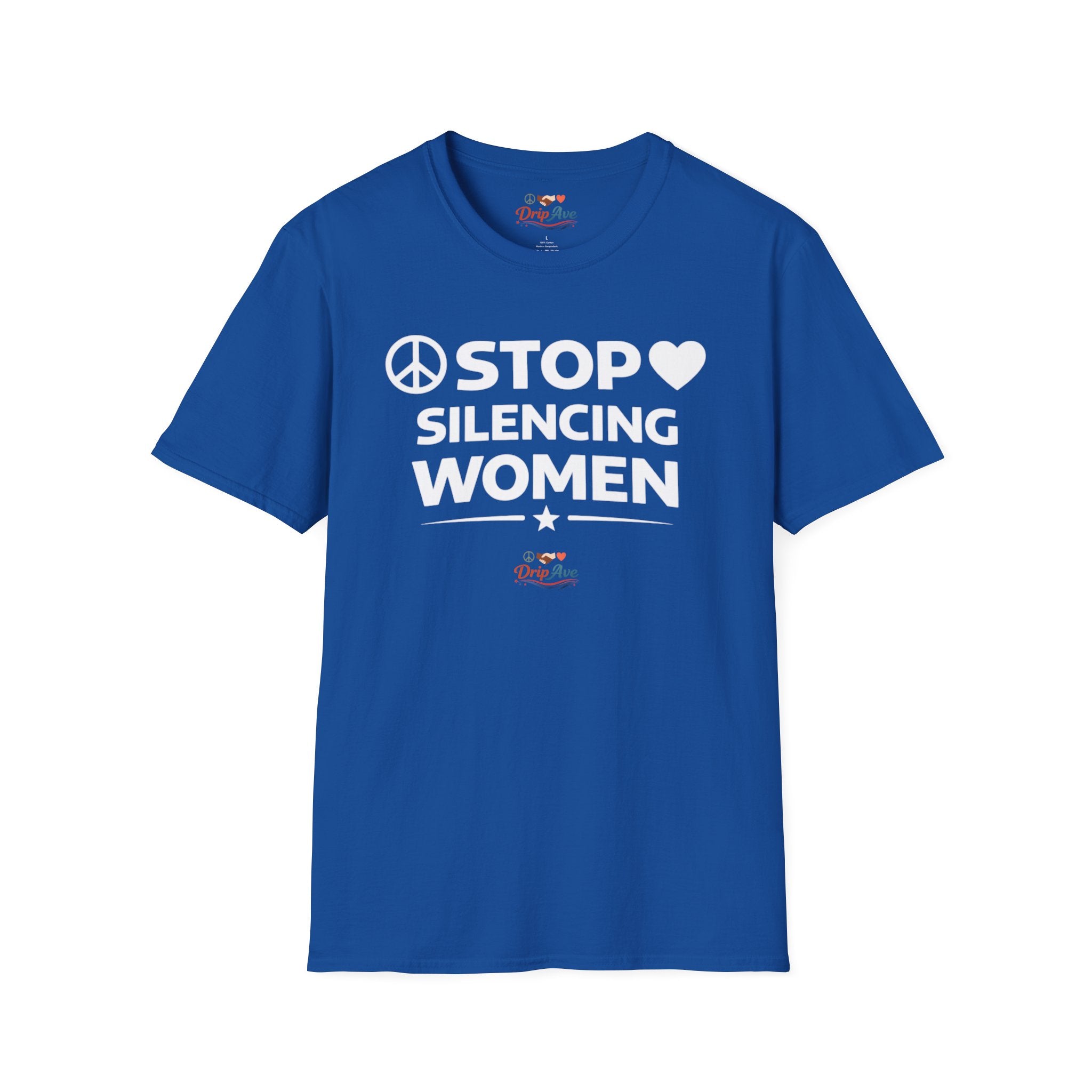 Stop Silencing Women Unisex T-Shirt — Women’s Empowerment Statement Tee