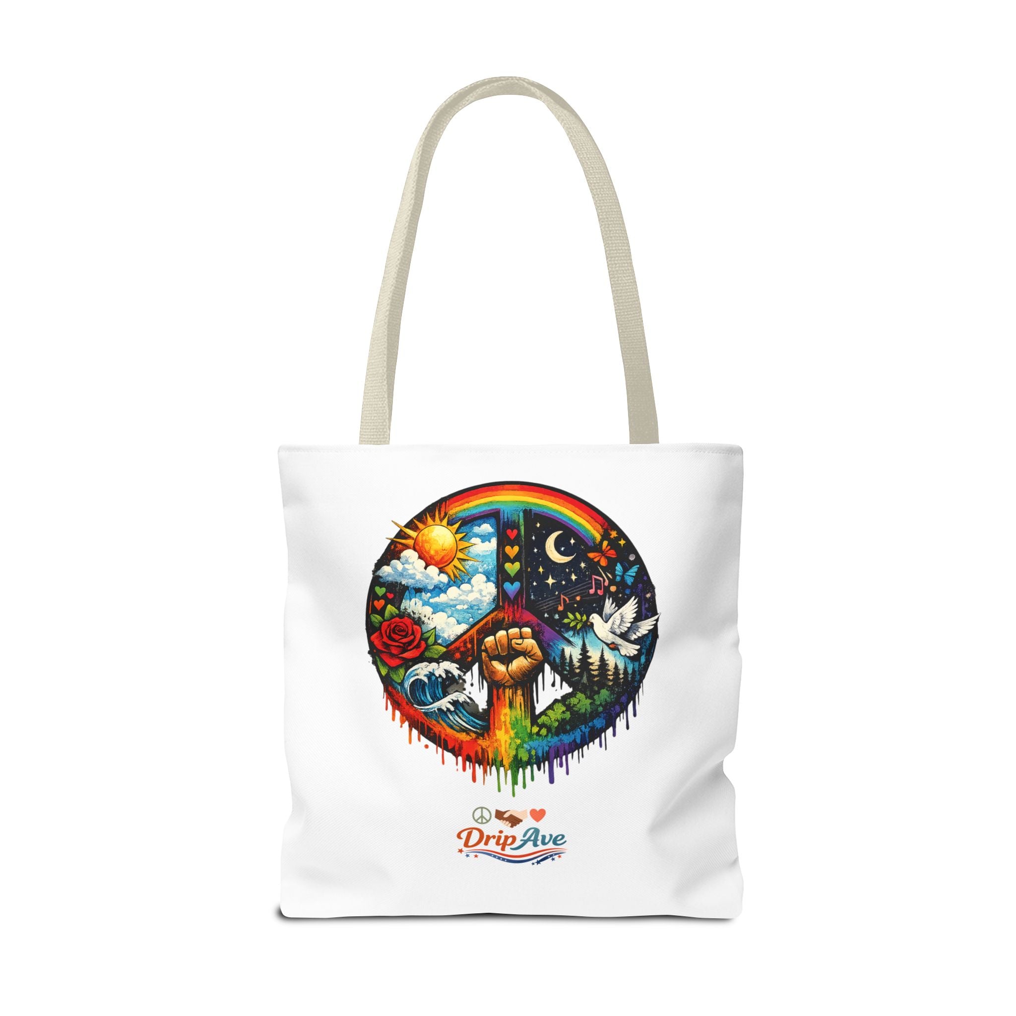 It's No Longer Politics Tote Bag — Peace, Strength & Purpose Double-Sided Empowerment Bag