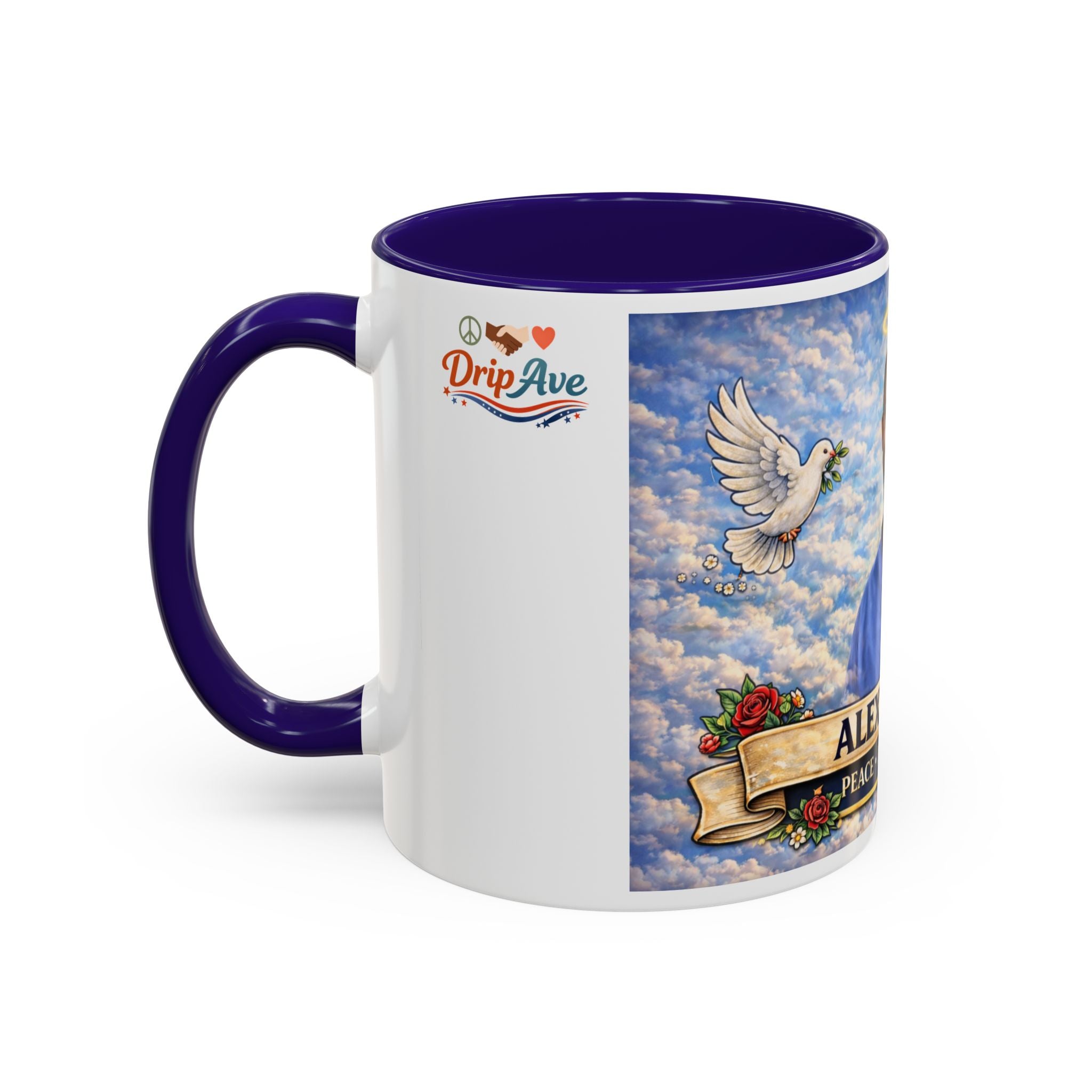 Memorial Tribute Mug — Alex Pretti - Honor Their Memory with Love, Peace & Remembrance
