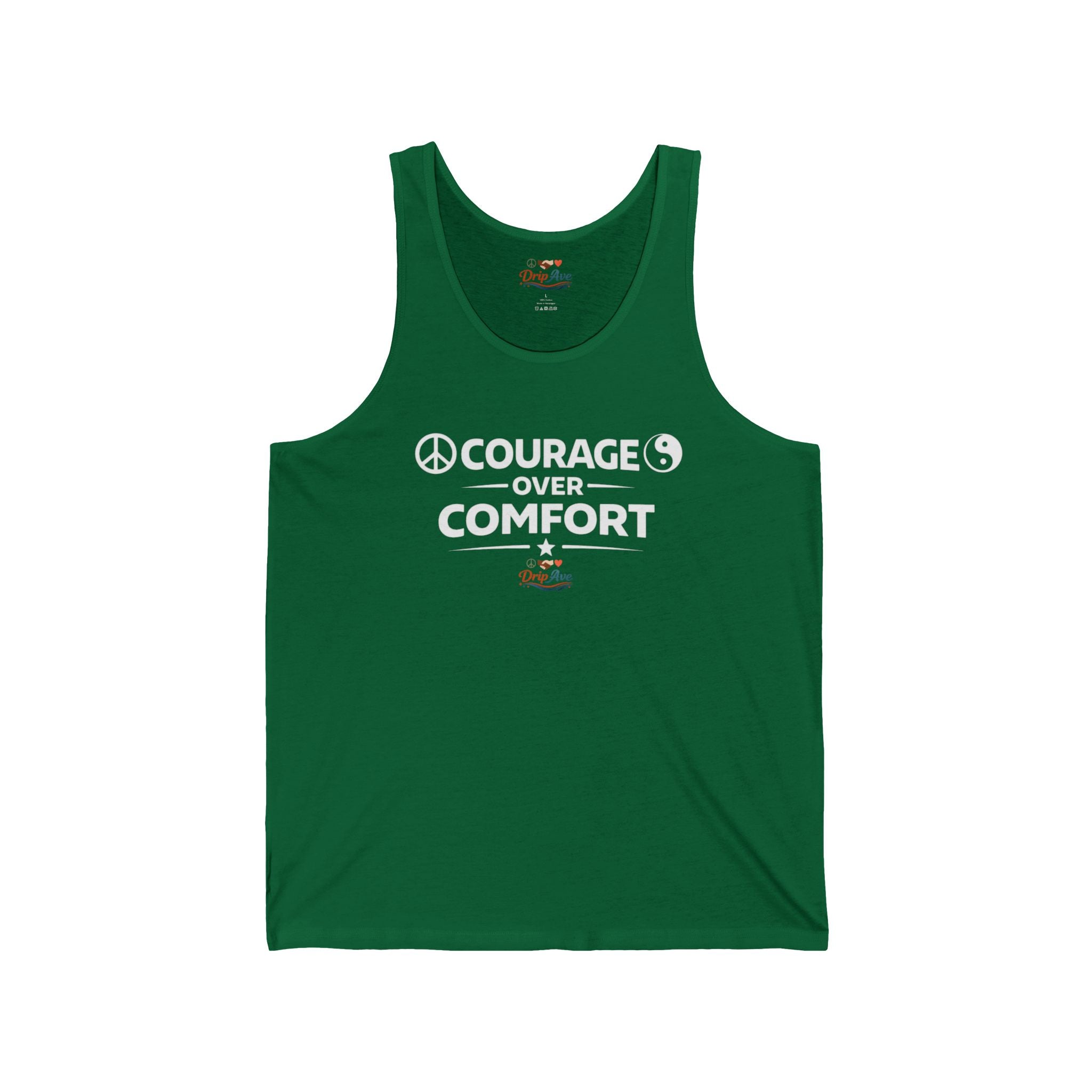 Courage Over Comfort Shirt, Motivational Graphic Tee, Inspirational Quote T Shirt, Positive Message Shirt, Streetwear Statement Tee, Unisex Gift