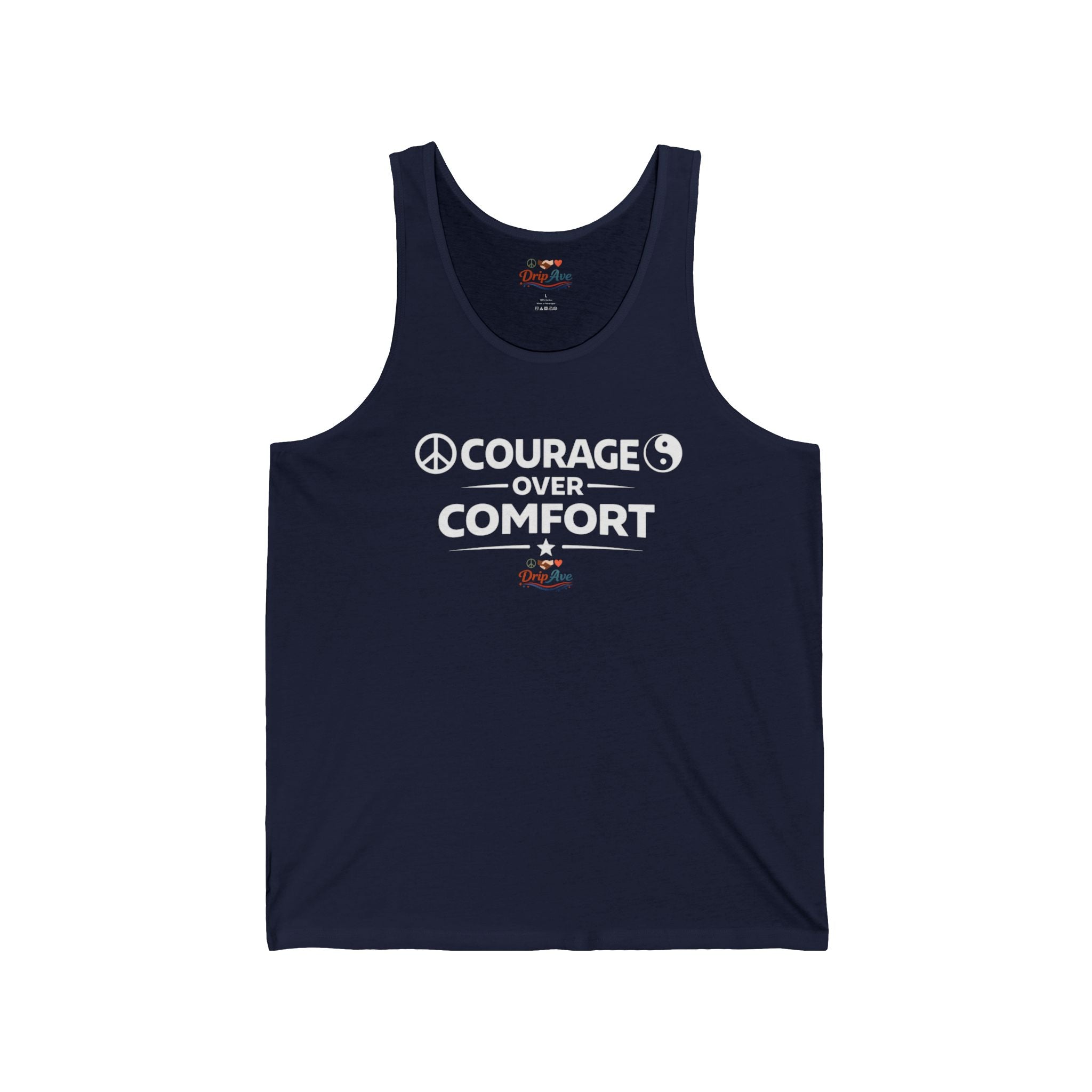 Courage Over Comfort Shirt, Motivational Graphic Tee, Inspirational Quote T Shirt, Positive Message Shirt, Streetwear Statement Tee, Unisex Gift
