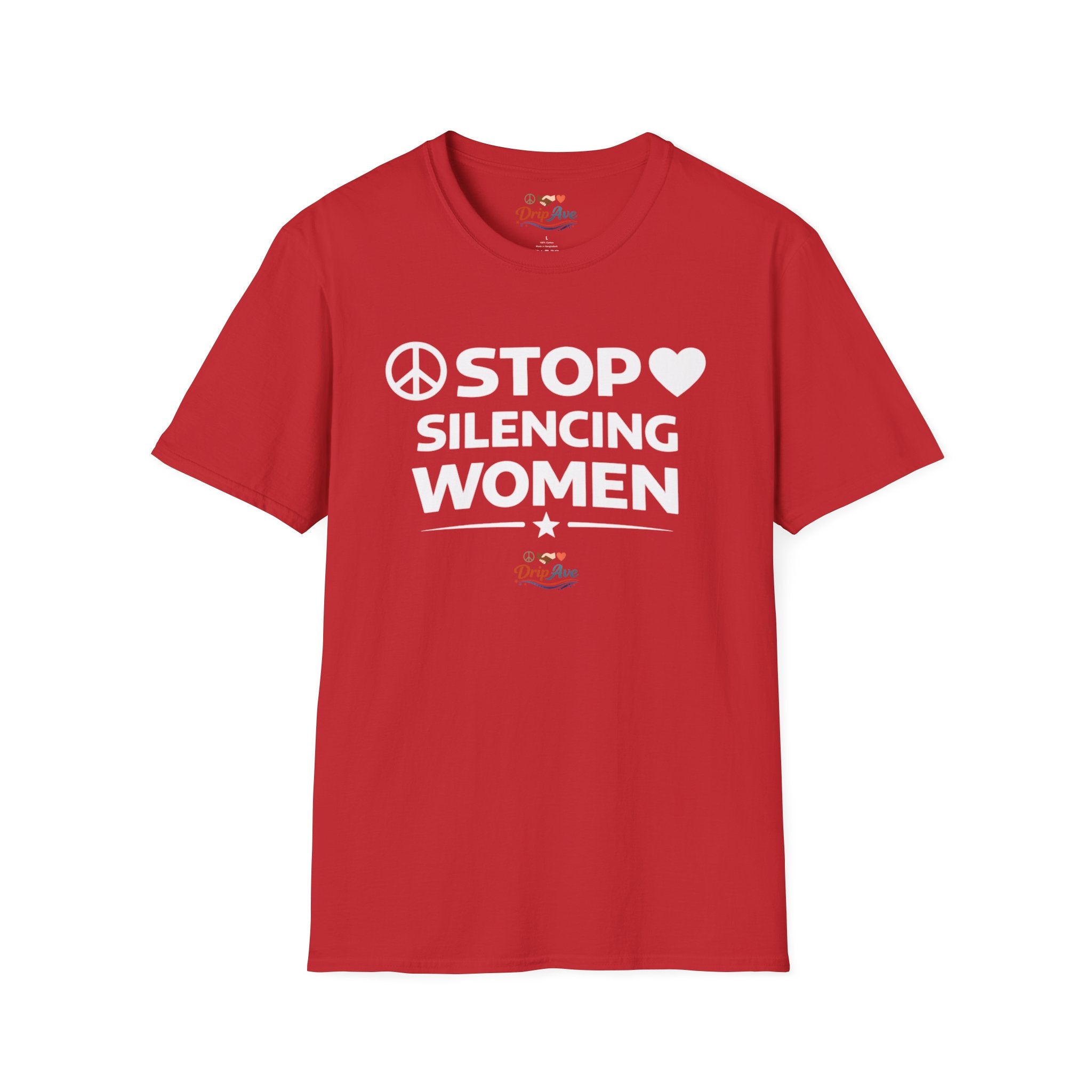 Stop Silencing Women Unisex T-Shirt — Women’s Empowerment Statement Tee