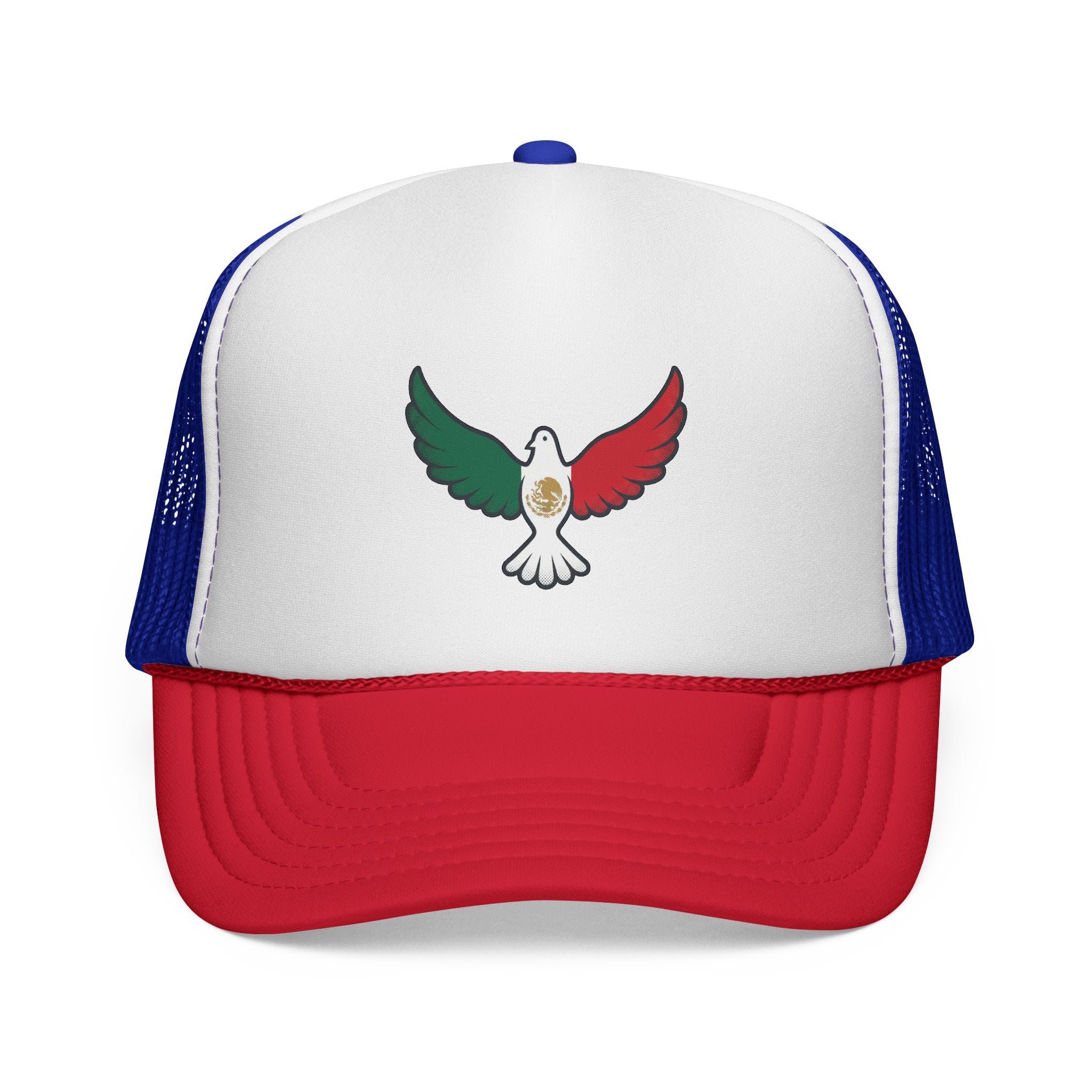 Patriotic Dove Trucker Cap — Mexican Flag Colors - Unisex
