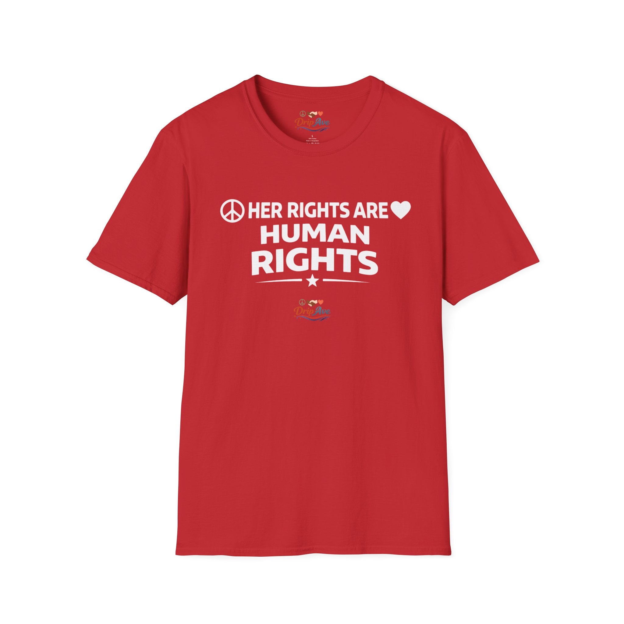 Her Rights Are Human Rights Unisex T-Shirt — Women’s Empowerment Statement Tee
