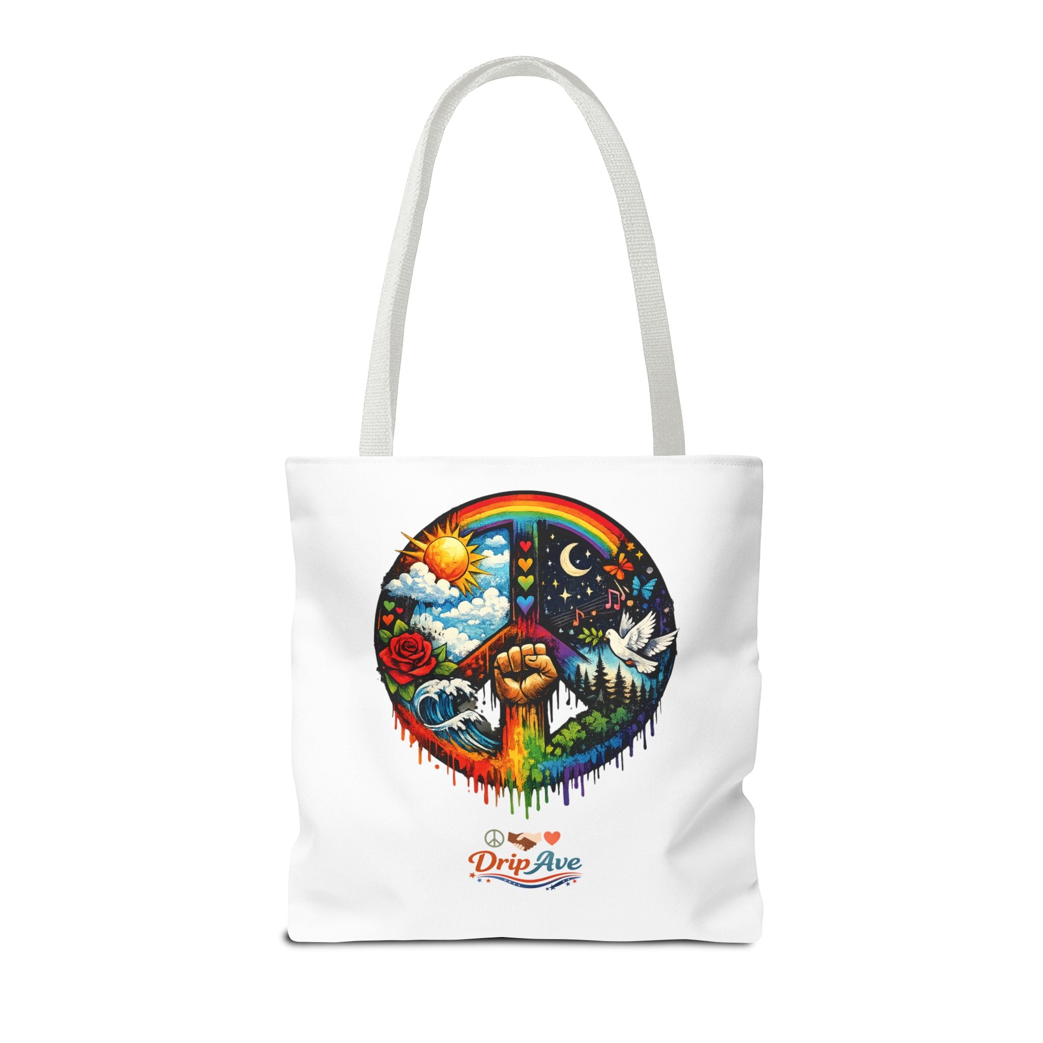 It's No Longer Politics Tote Bag — Peace, Strength & Purpose Double-Sided Empowerment Bag