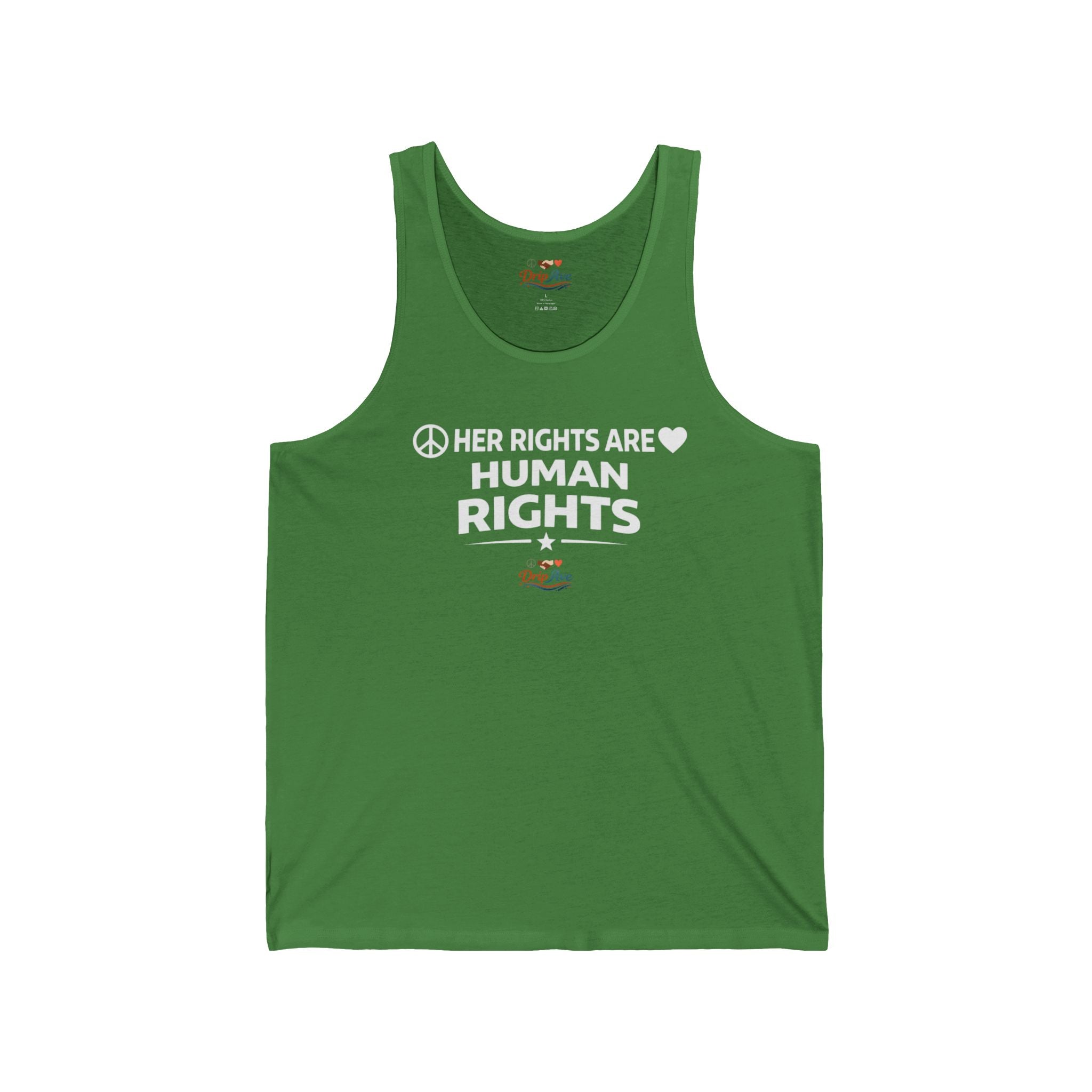Her Rights Are Human Rights Tank Top, Feminist Shirt, Women's Rights Tank, Empowering Graphic Tank, Protest Shirt, Equality Shirt, Gift for Her