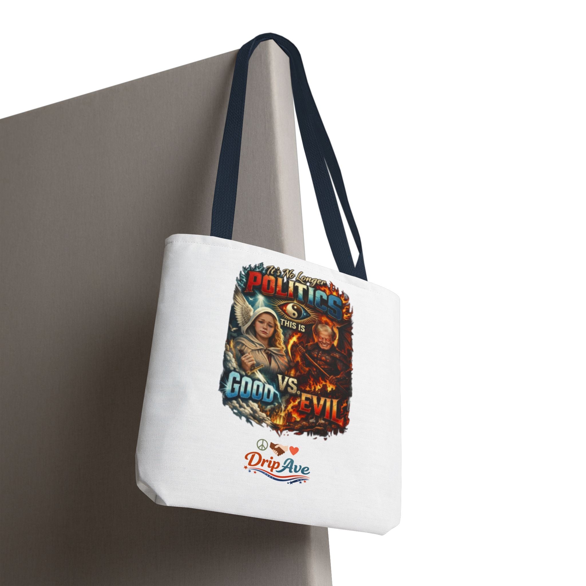 It's No Longer Politics Tote Bag — Peace, Strength & Purpose Double-Sided Empowerment Bag