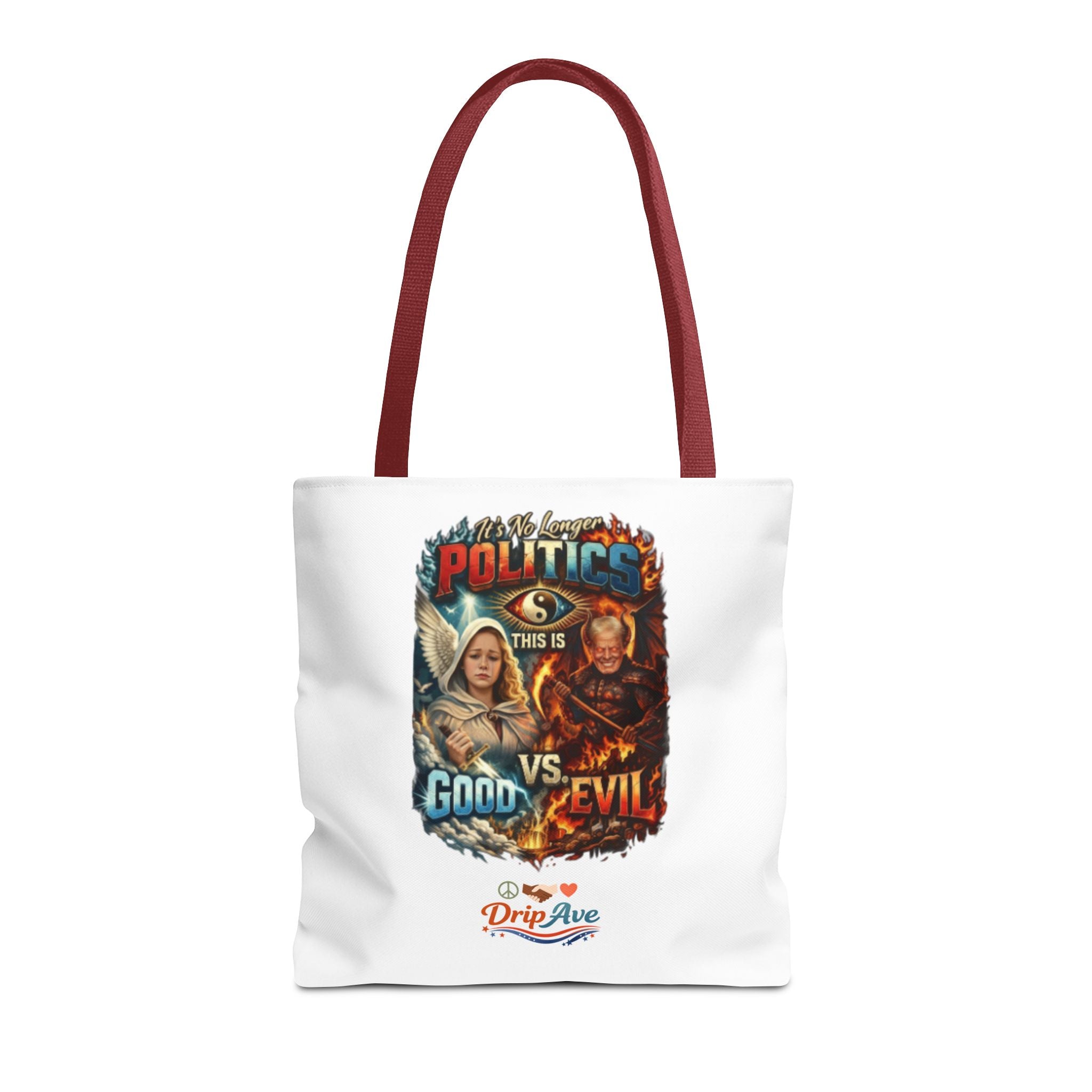 It's No Longer Politics Tote Bag — Peace, Strength & Purpose Double-Sided Empowerment Bag