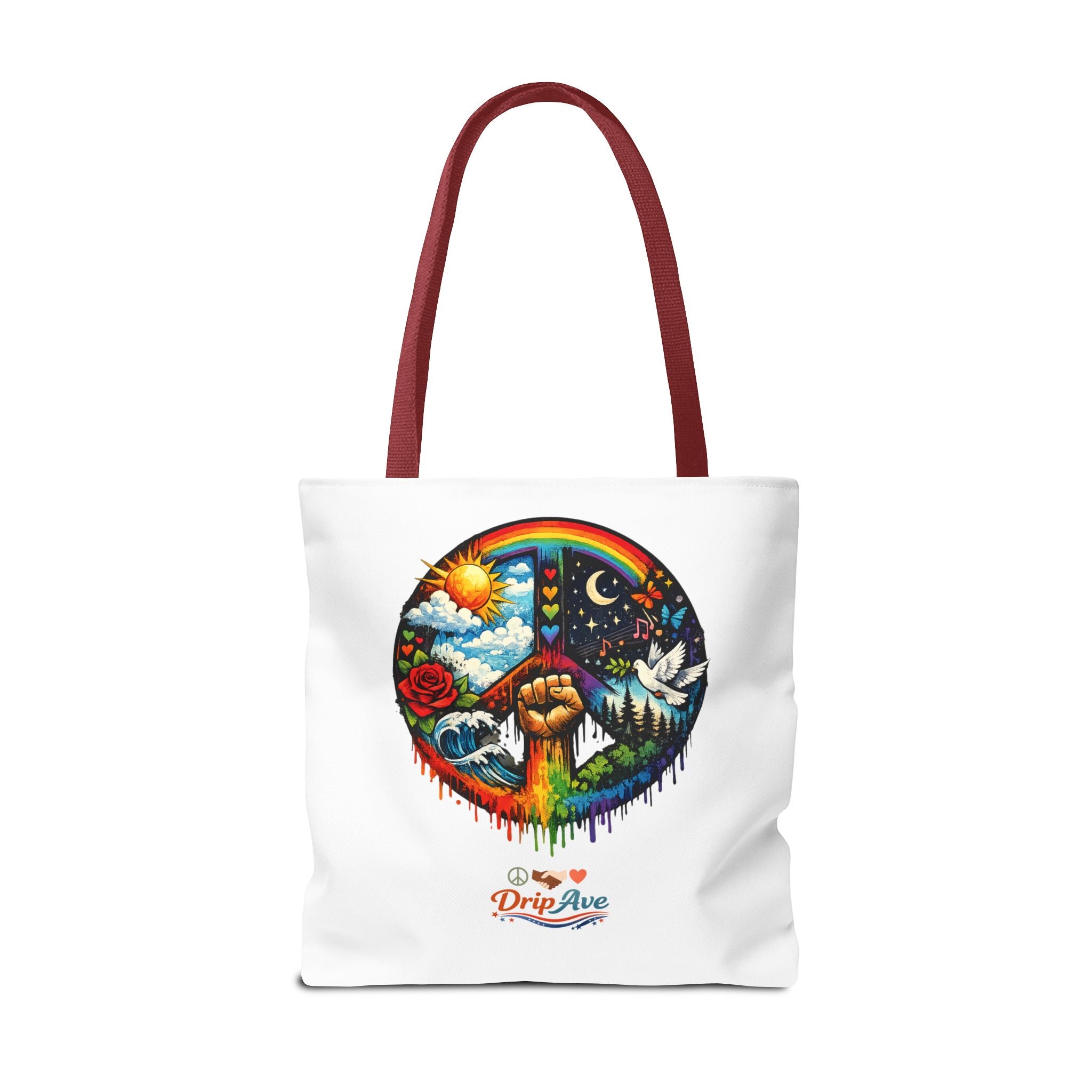 It's No Longer Politics Tote Bag — Peace, Strength & Purpose Double-Sided Empowerment Bag