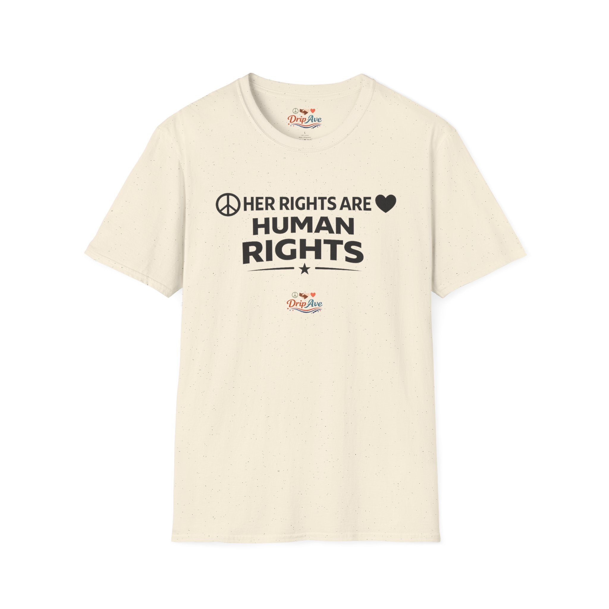 Her Rights Are Human Rights Unisex T-Shirt — Women’s Empowerment Statement Tee