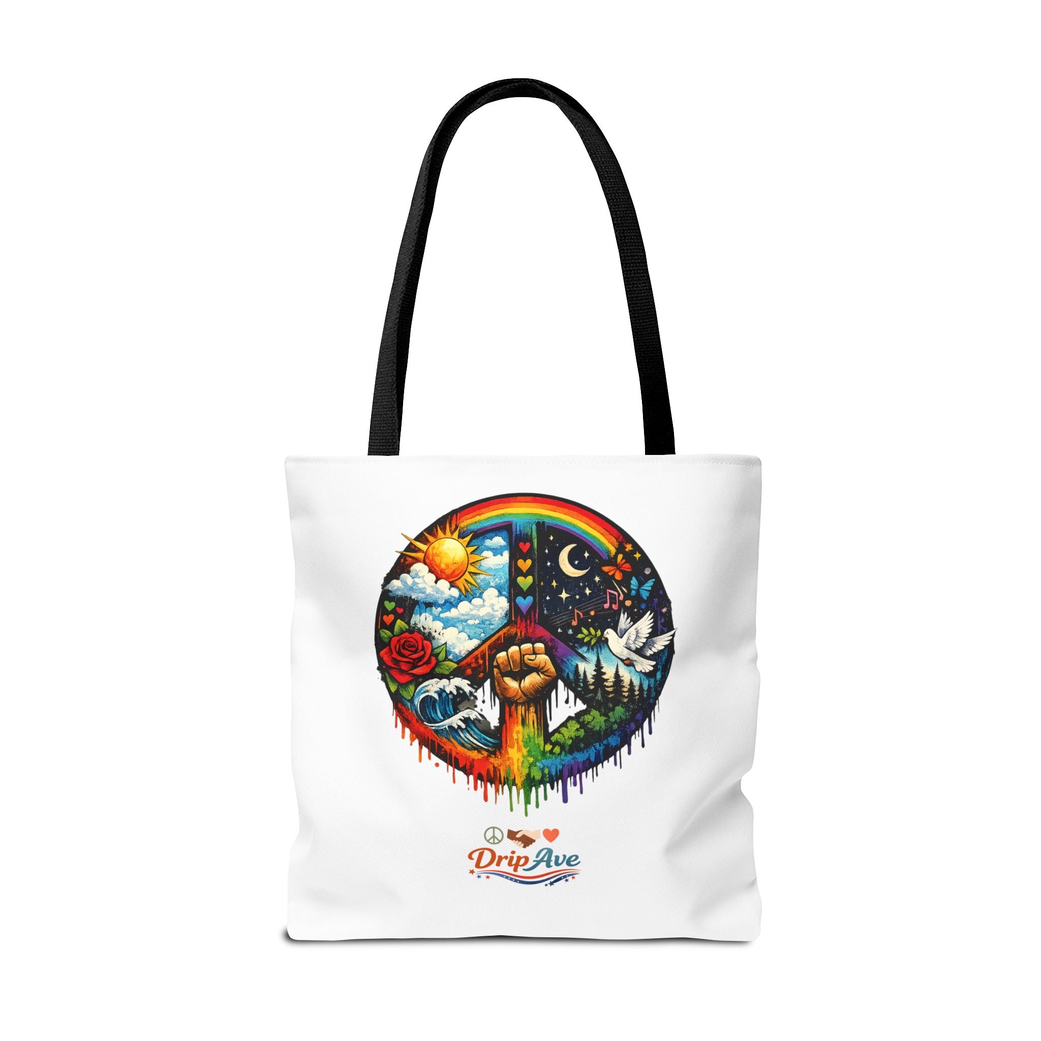 It's No Longer Politics Tote Bag — Peace, Strength & Purpose Double-Sided Empowerment Bag