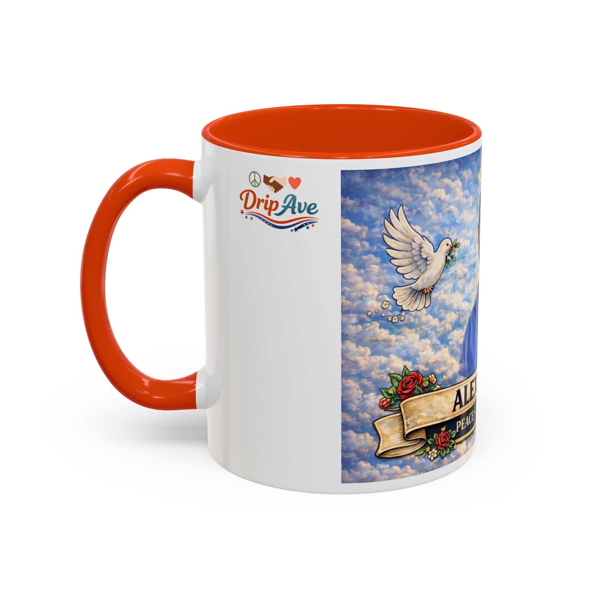 Memorial Tribute Mug — Alex Pretti - Honor Their Memory with Love, Peace & Remembrance