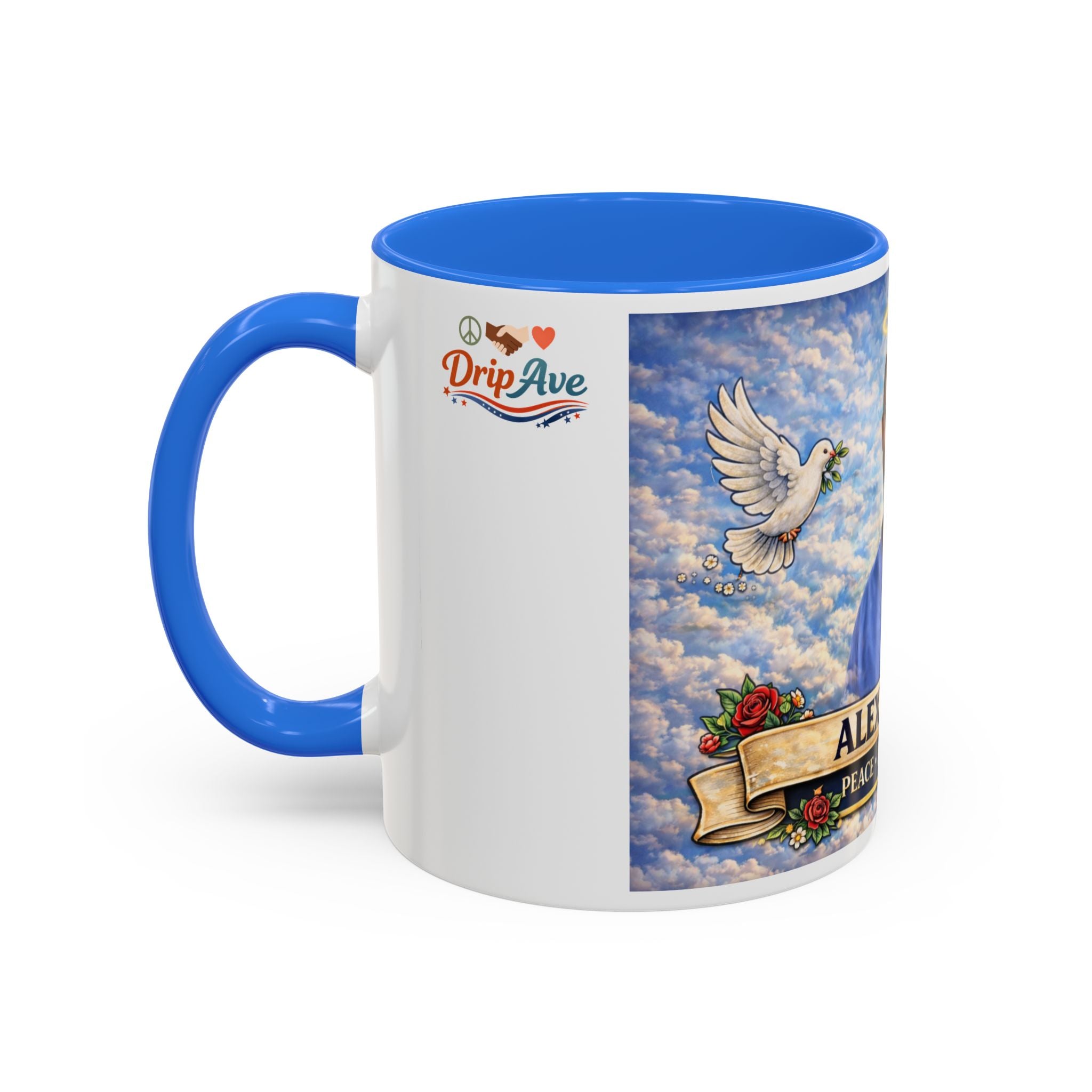 Memorial Tribute Mug — Alex Pretti - Honor Their Memory with Love, Peace & Remembrance