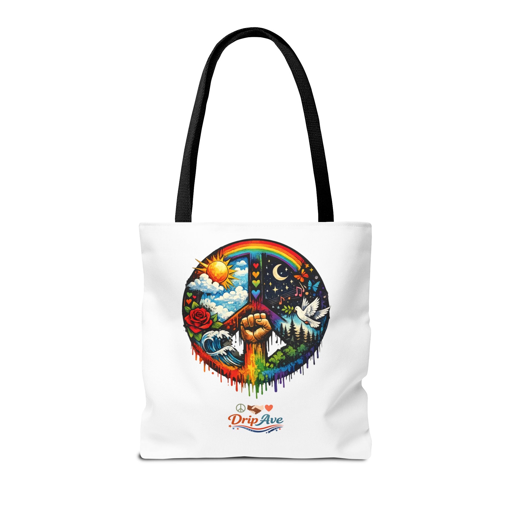 It's No Longer Politics Tote Bag — Peace, Strength & Purpose Double-Sided Empowerment Bag
