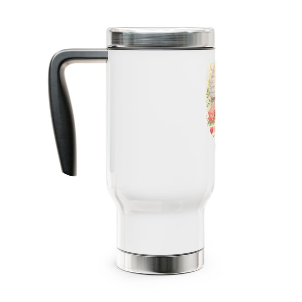 RIP Renee Good Peace Love Unity Stainless Steel Travel Mug with Handle, 14oz