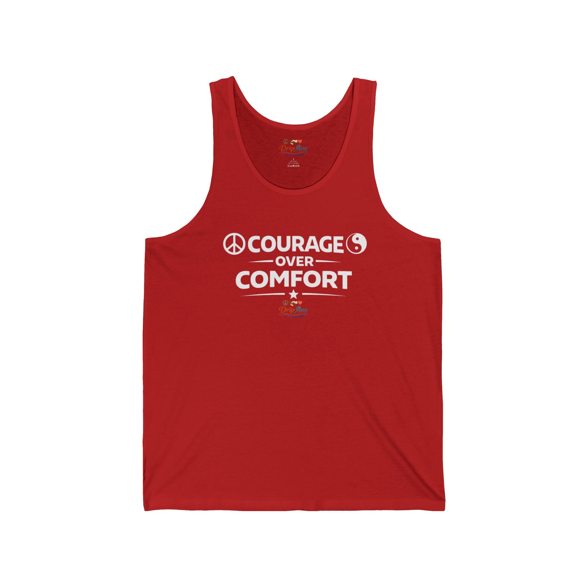Courage Over Comfort Shirt, Motivational Graphic Tee, Inspirational Quote T Shirt, Positive Message Shirt, Streetwear Statement Tee, Unisex Gift