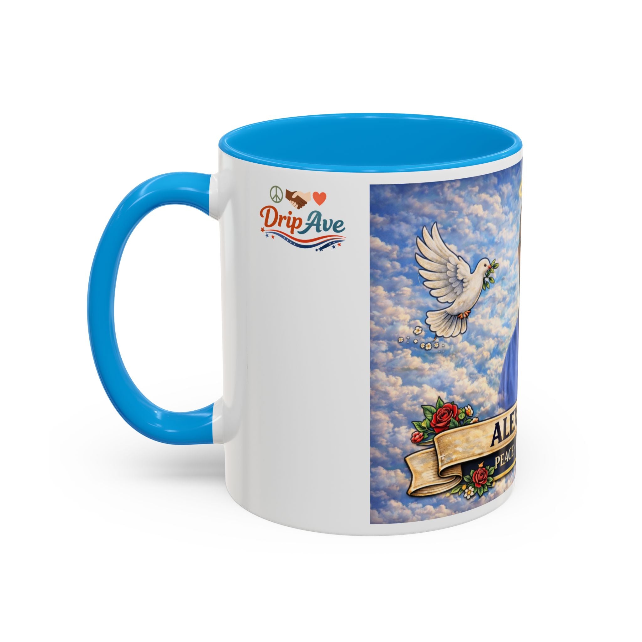 Memorial Tribute Mug — Alex Pretti - Honor Their Memory with Love, Peace & Remembrance