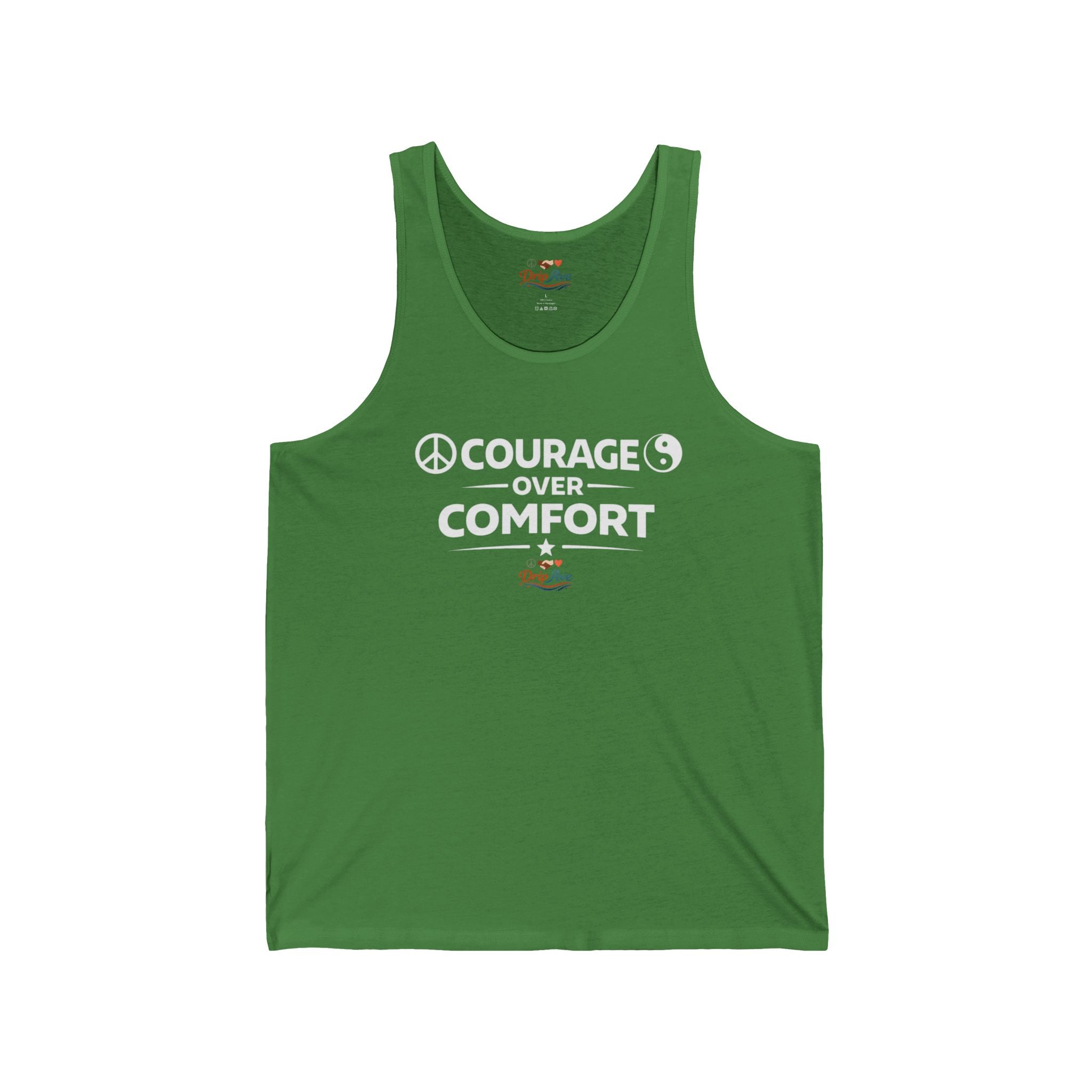 Courage Over Comfort Shirt, Motivational Graphic Tee, Inspirational Quote T Shirt, Positive Message Shirt, Streetwear Statement Tee, Unisex Gift