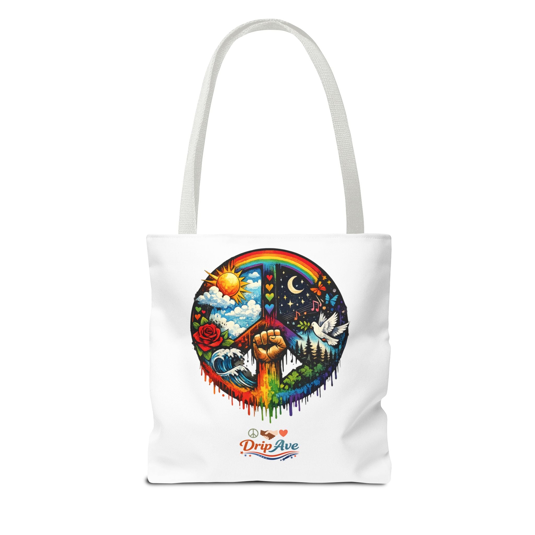 It's No Longer Politics Tote Bag — Peace, Strength & Purpose Double-Sided Empowerment Bag