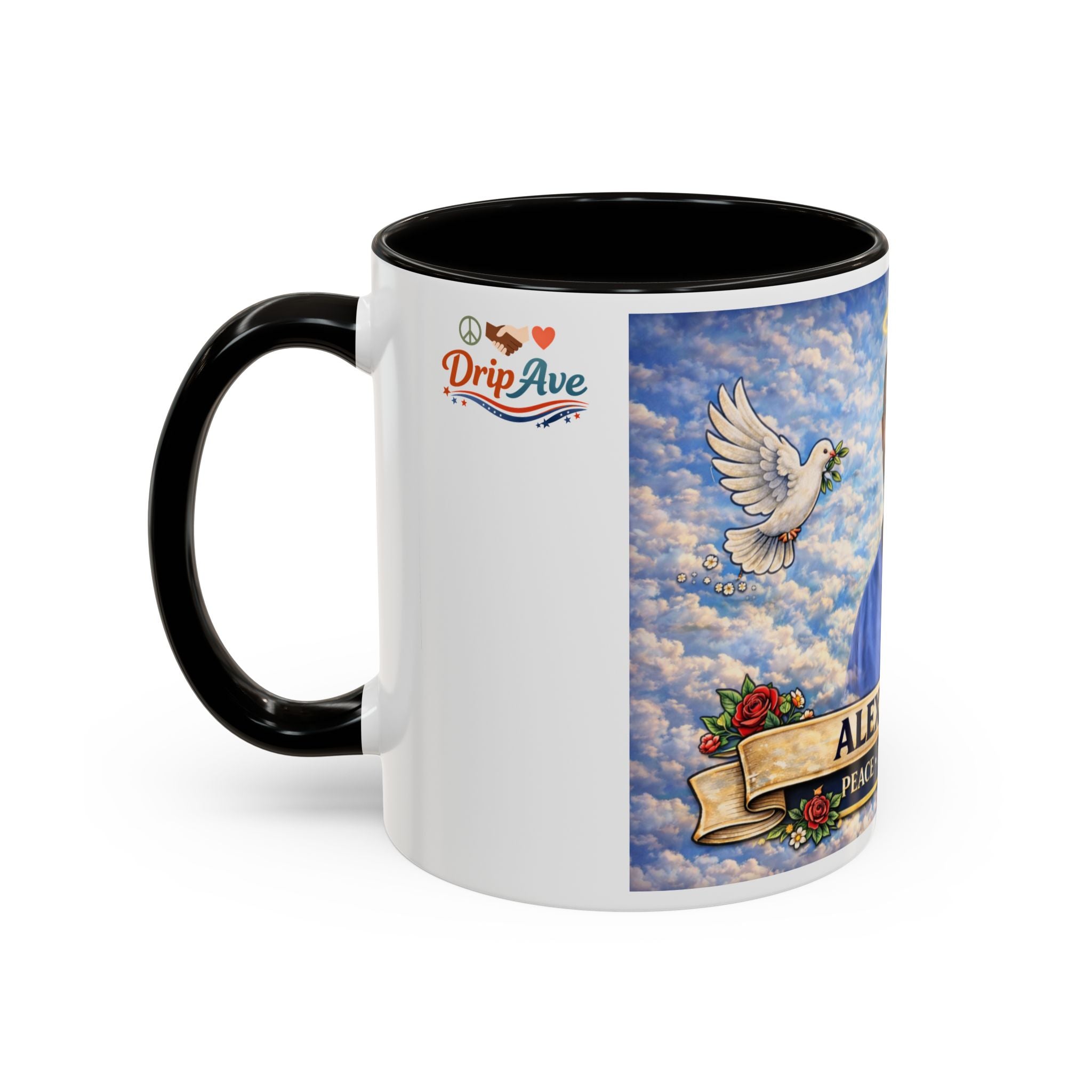 Memorial Tribute Mug — Alex Pretti - Honor Their Memory with Love, Peace & Remembrance
