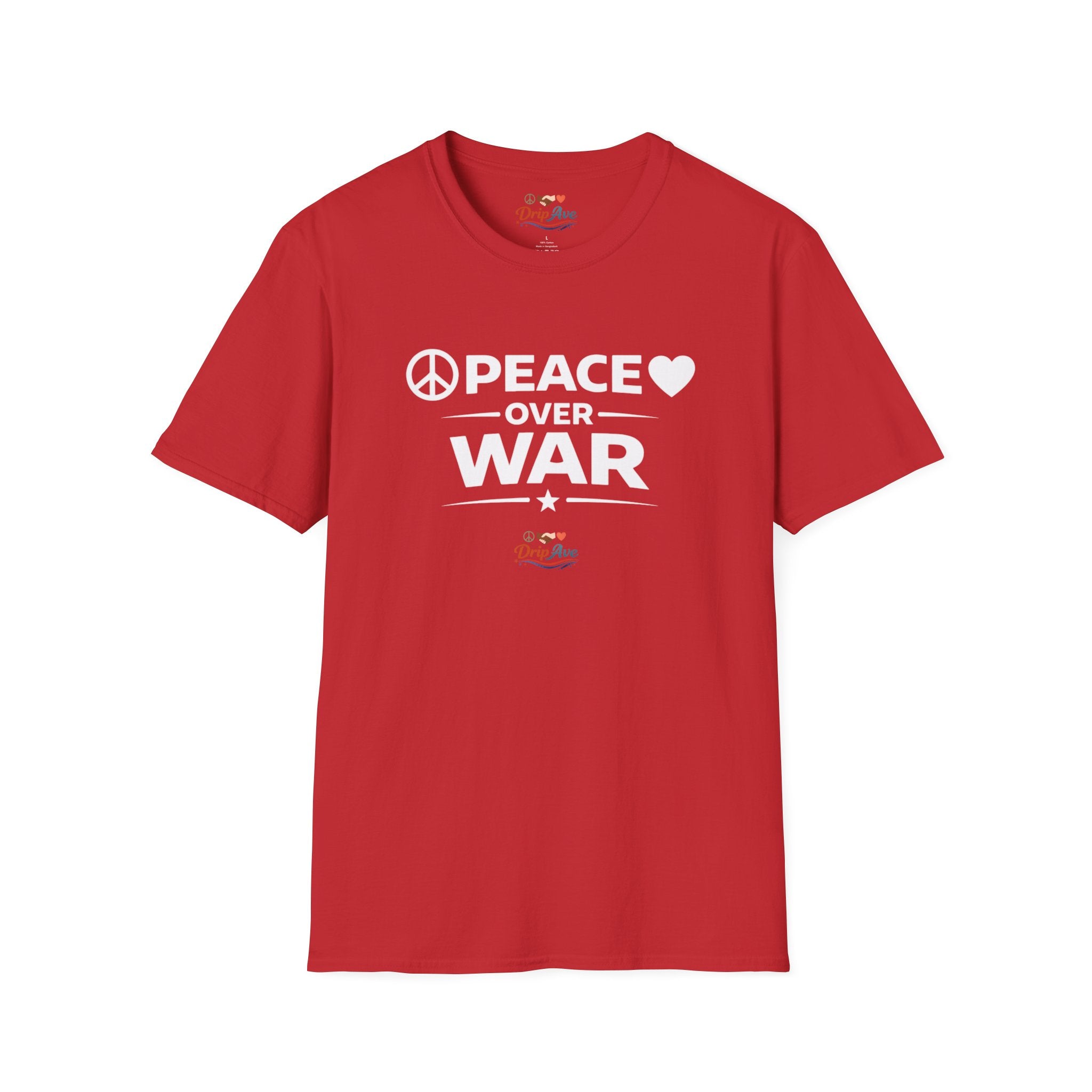 Peace Over War Unisex T-Shirt — Inspirational Protest Statement Tee