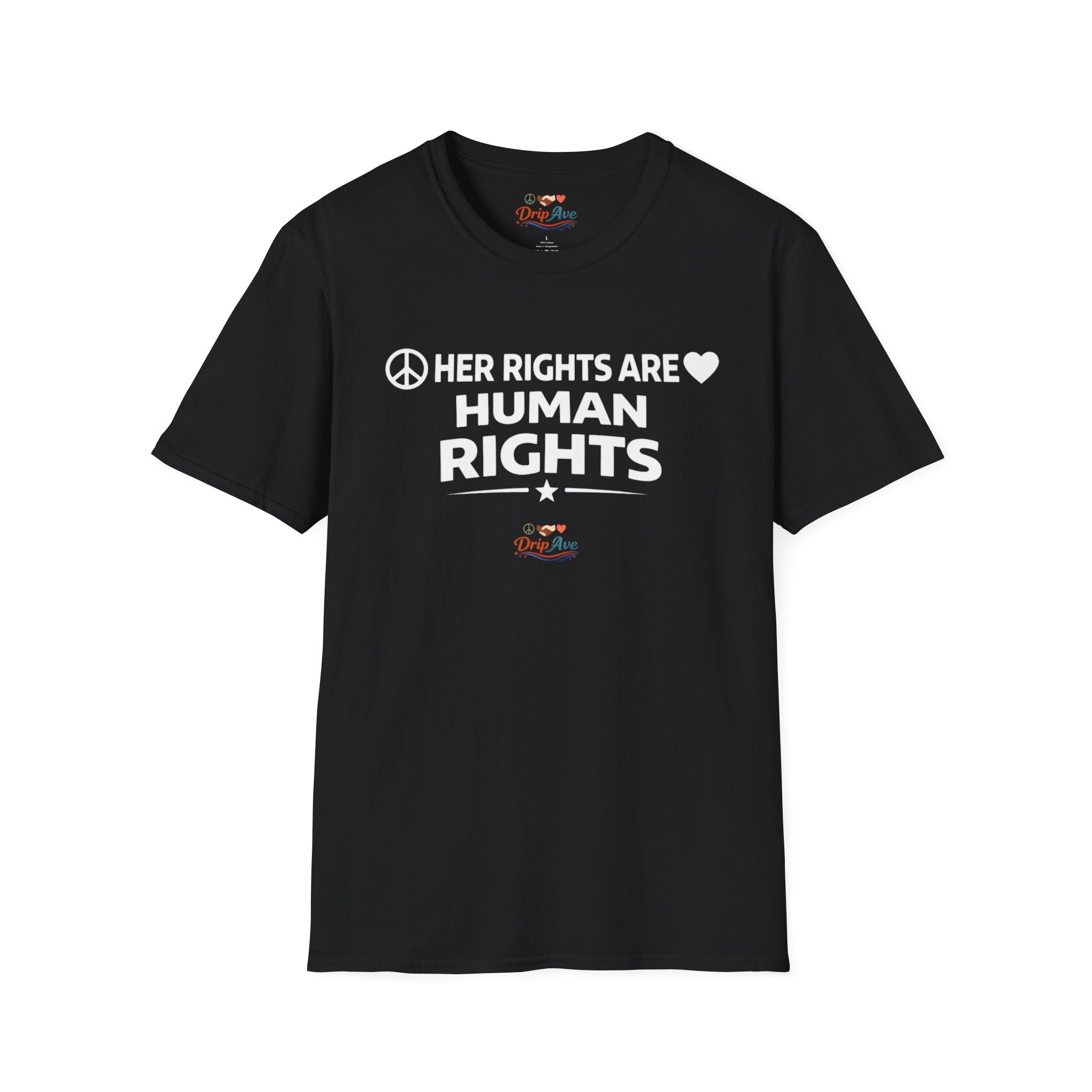 Her Rights Are Human Rights Unisex T-Shirt — Women’s Empowerment Statement Tee