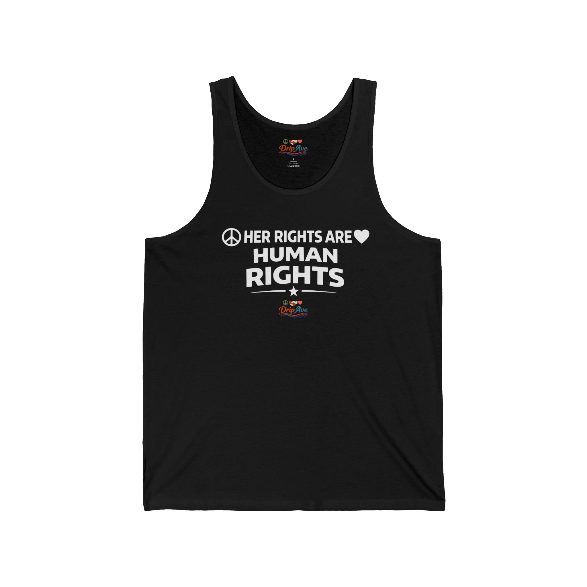 Her Rights Are Human Rights Tank Top, Feminist Shirt, Women's Rights Tank, Empowering Graphic Tank, Protest Shirt, Equality Shirt, Gift for Her