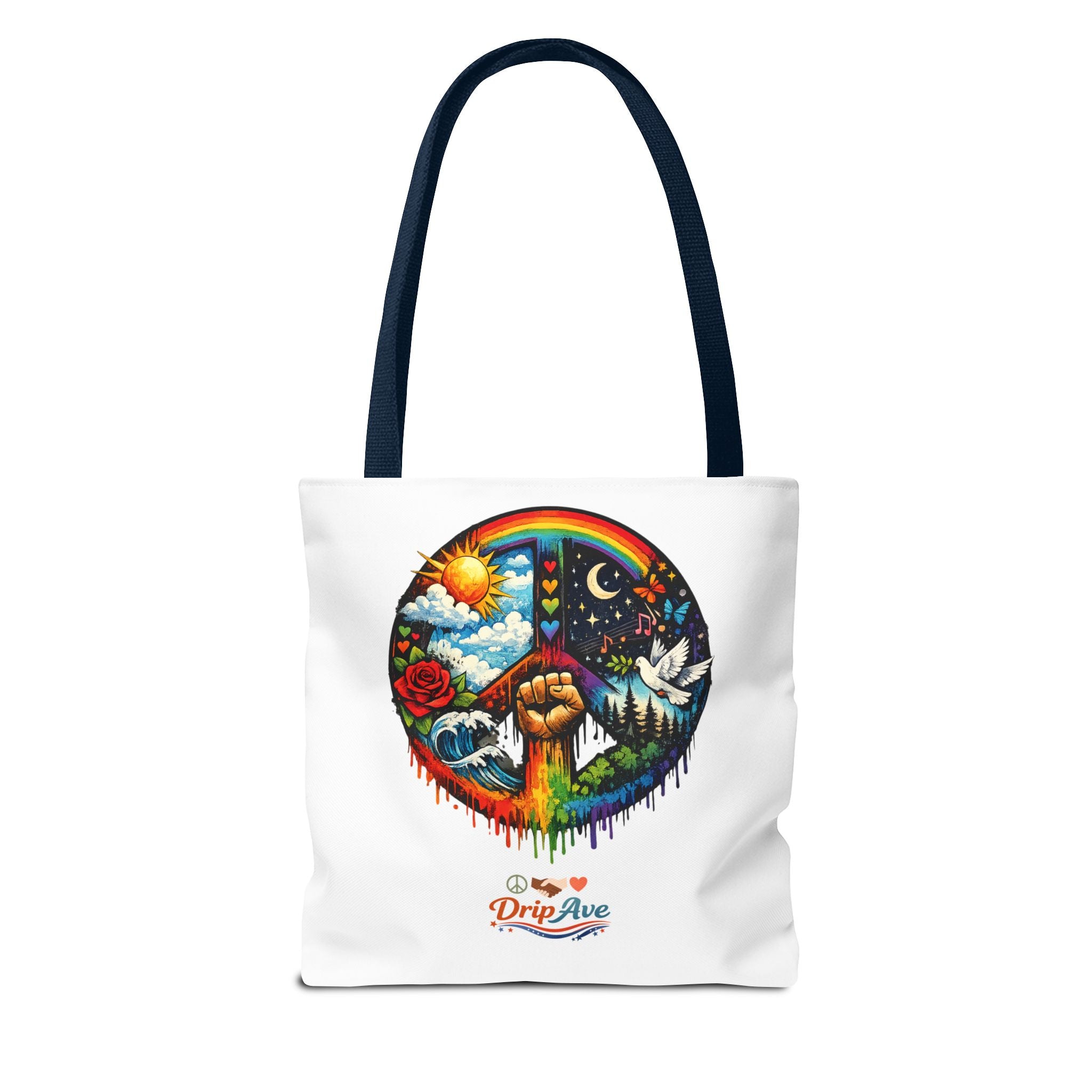 It's No Longer Politics Tote Bag — Peace, Strength & Purpose Double-Sided Empowerment Bag