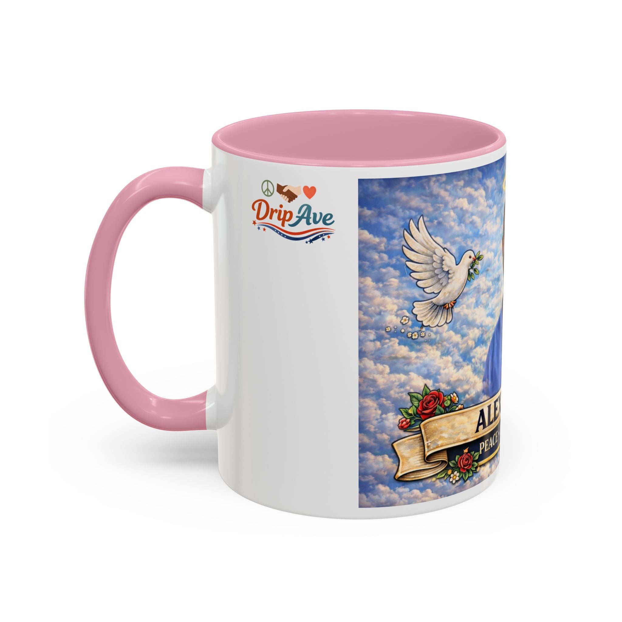 Memorial Tribute Mug — Alex Pretti - Honor Their Memory with Love, Peace & Remembrance