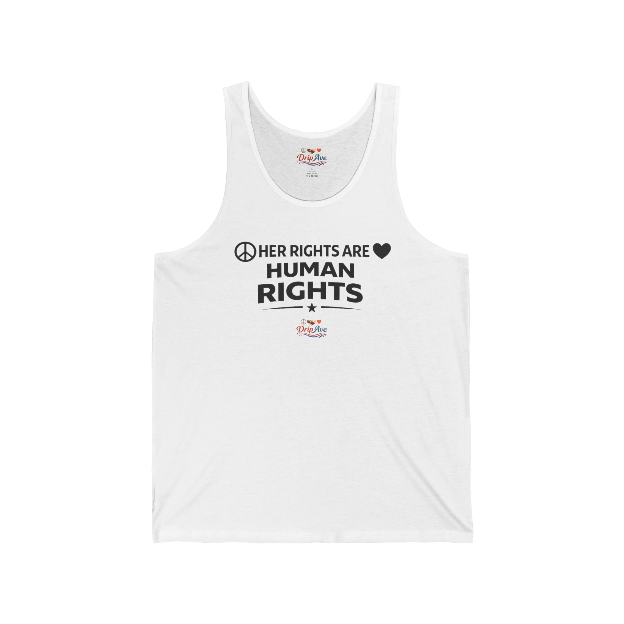 Her Rights Are Human Rights Tank Top, Feminist Shirt, Women's Rights Tank, Empowering Graphic Tank, Protest Shirt, Equality Shirt, Gift for Her
