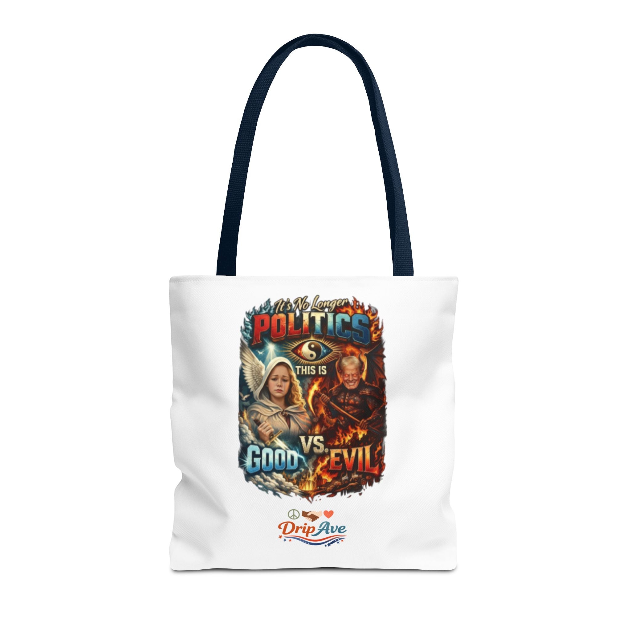 It's No Longer Politics Tote Bag — Peace, Strength & Purpose Double-Sided Empowerment Bag