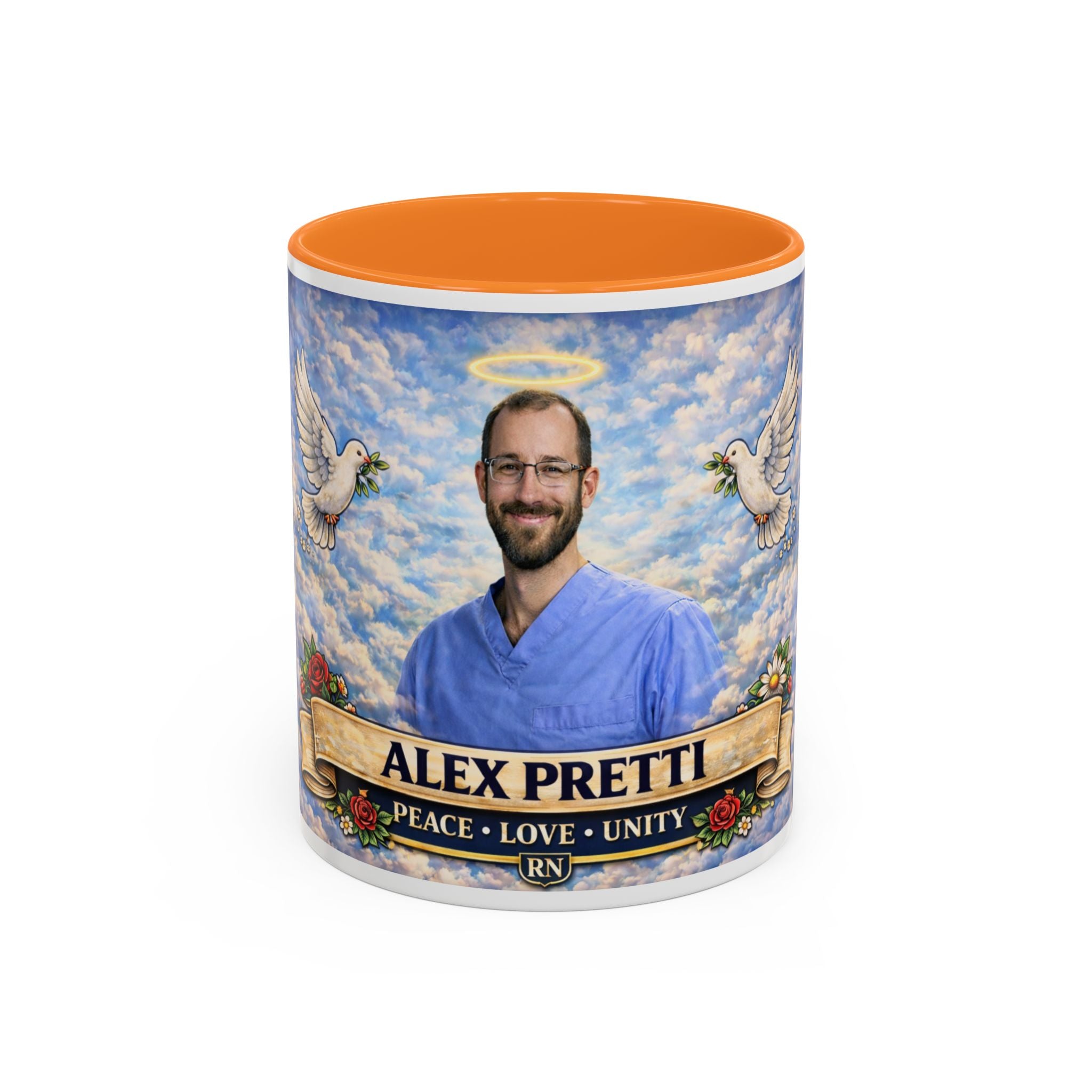Memorial Tribute Mug — Alex Pretti - Honor Their Memory with Love, Peace & Remembrance