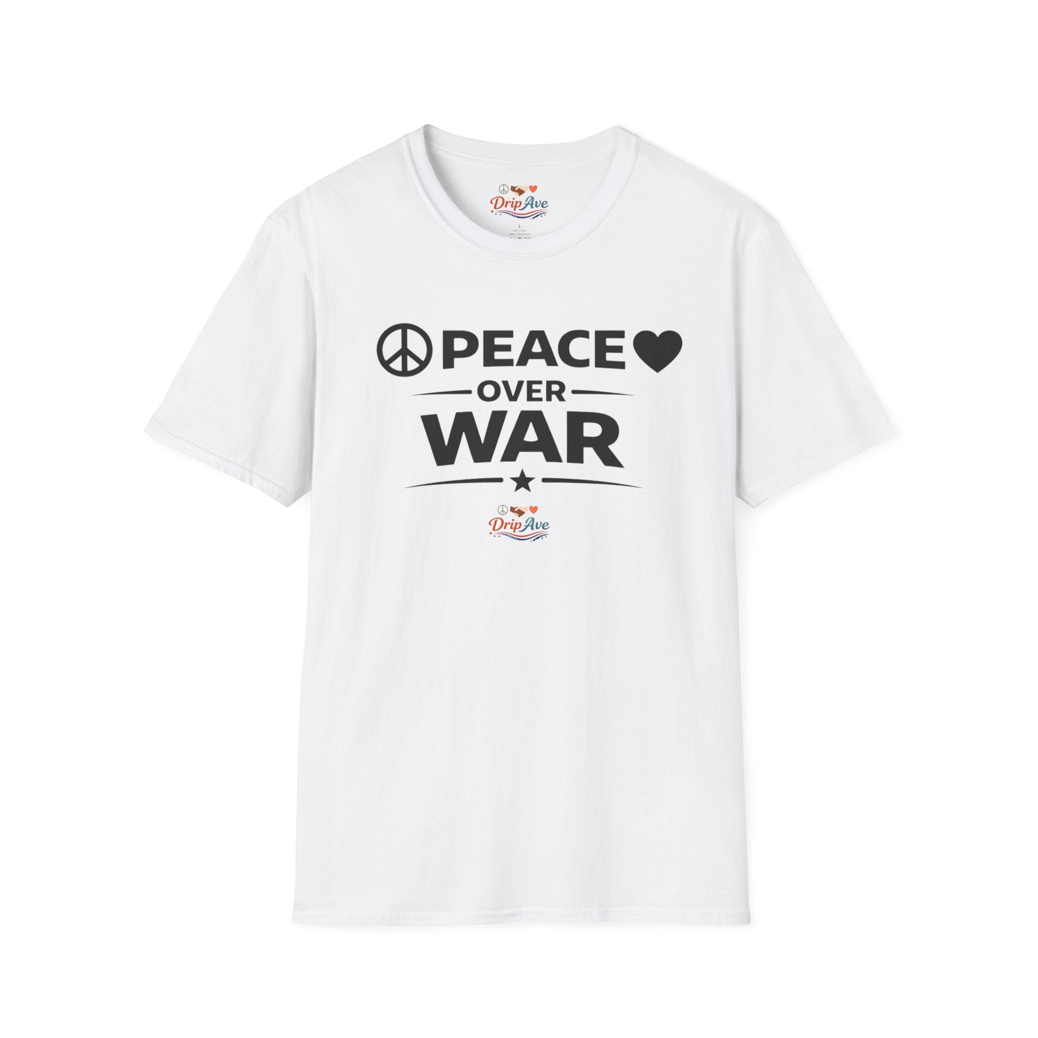 Peace Over War Unisex T-Shirt — Inspirational Protest Statement Tee