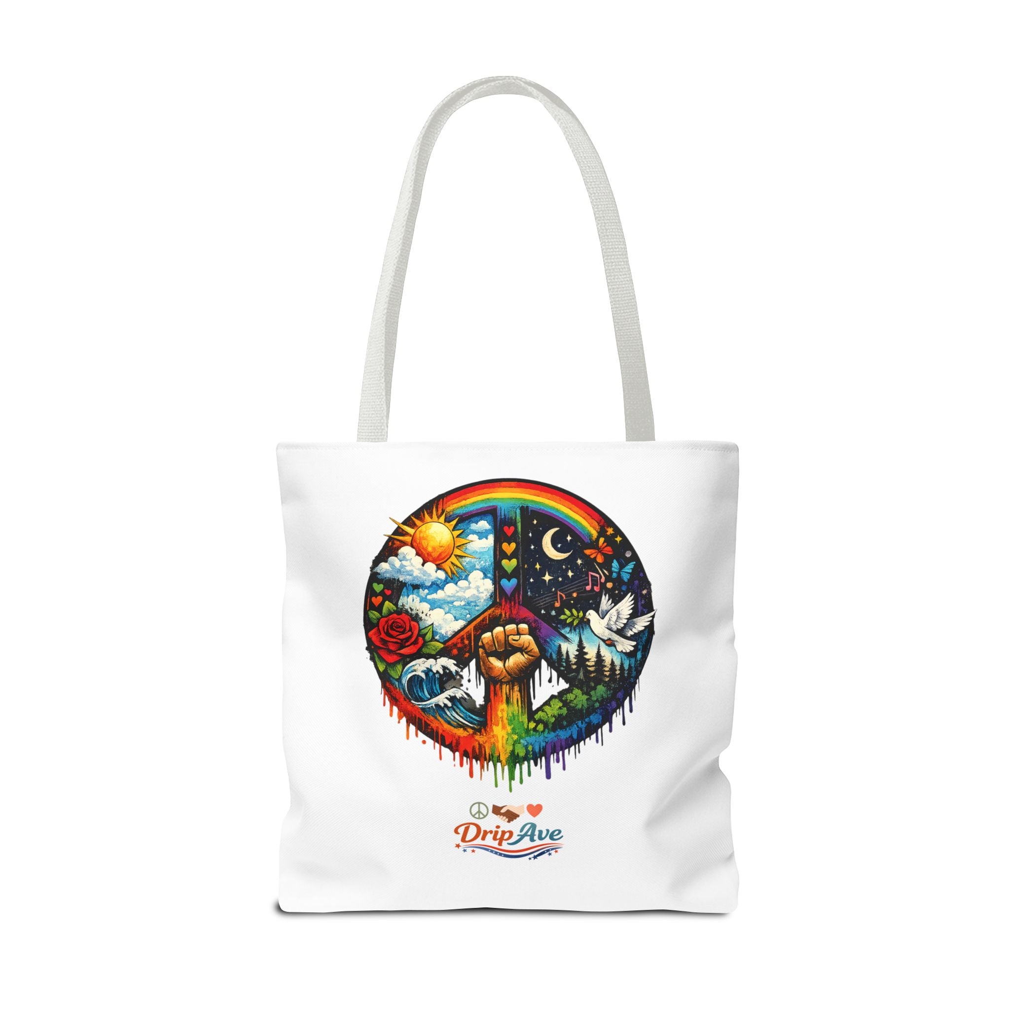 It's No Longer Politics Tote Bag — Peace, Strength & Purpose Double-Sided Empowerment Bag