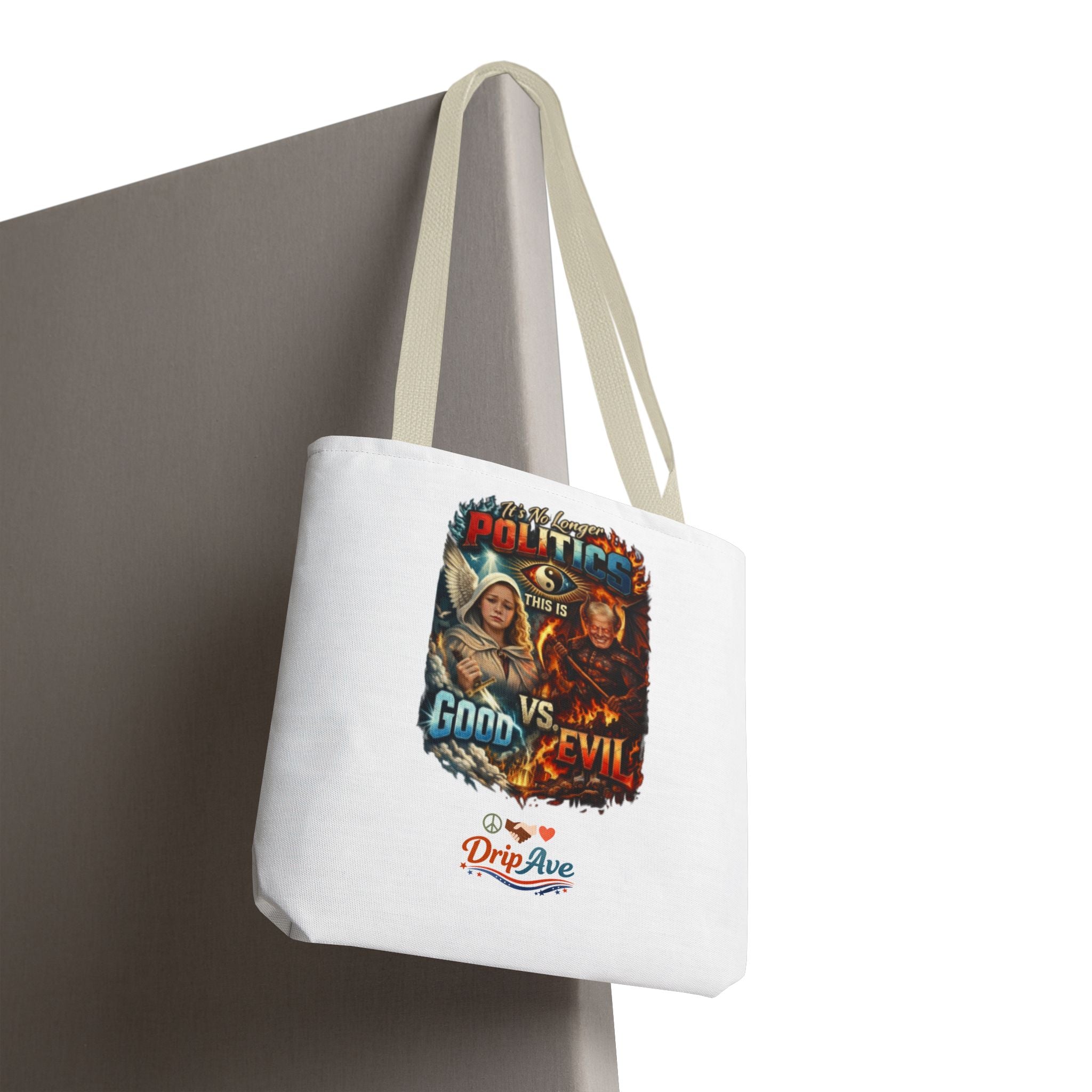 It's No Longer Politics Tote Bag — Peace, Strength & Purpose Double-Sided Empowerment Bag