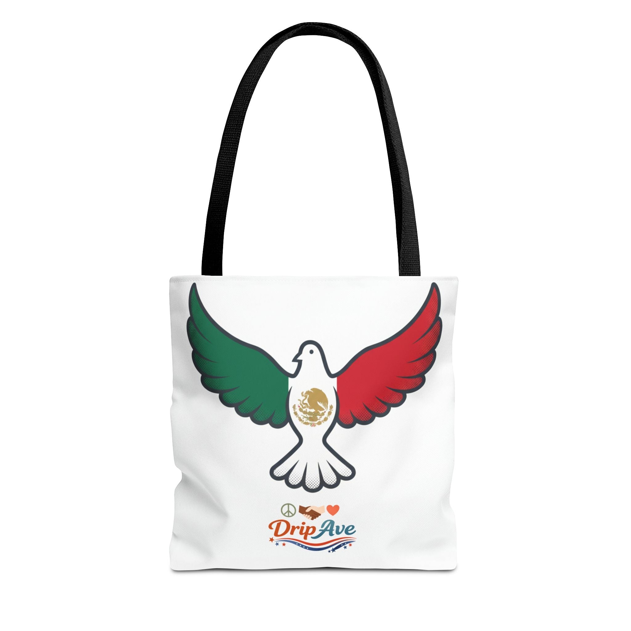 Mexican Pride Dove Unisex Double Sided - Tote Bag — Hispanic Heritage, Peace & Cultural Strength Carryall