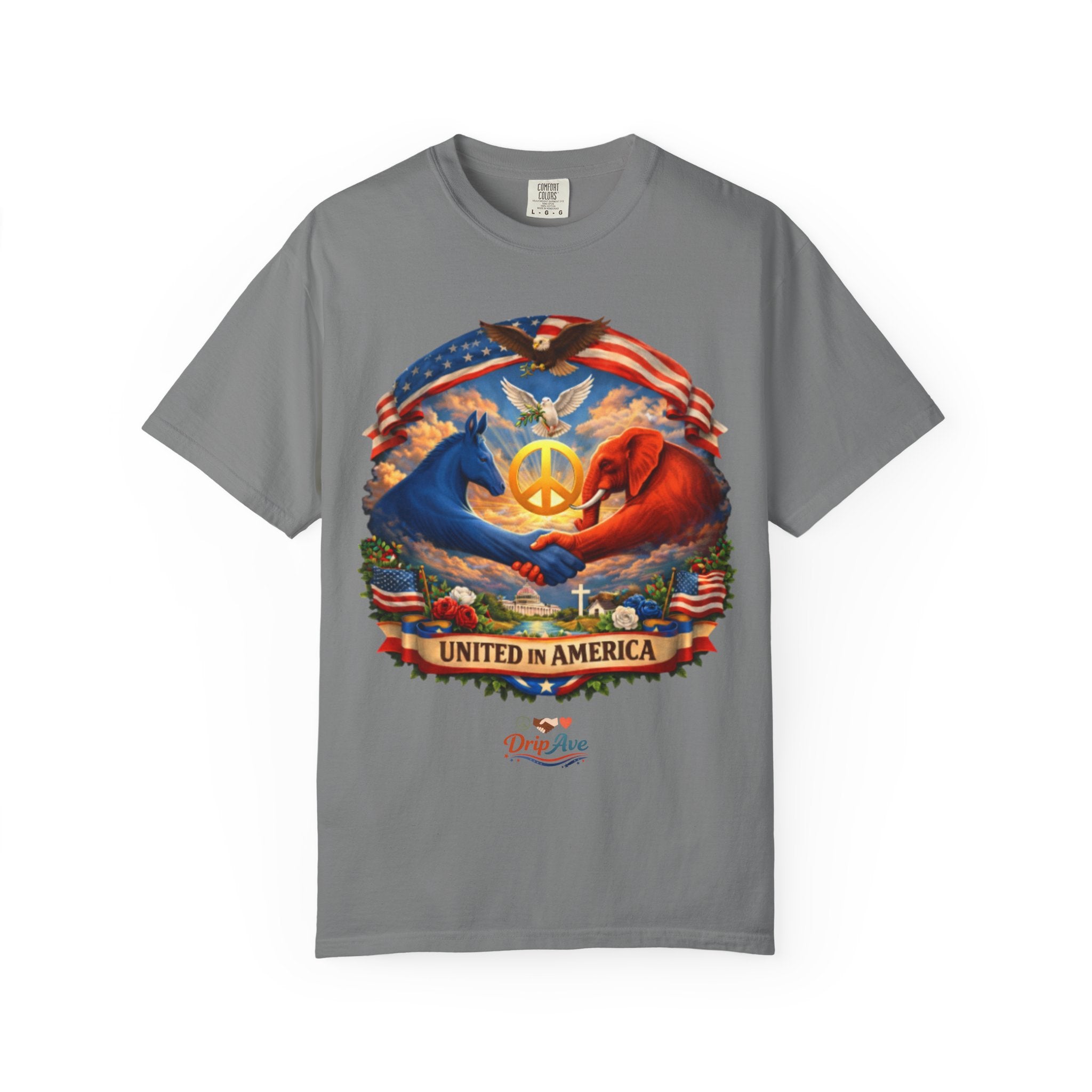Peace Before War T-Shirt — United in America Patriotic Tee