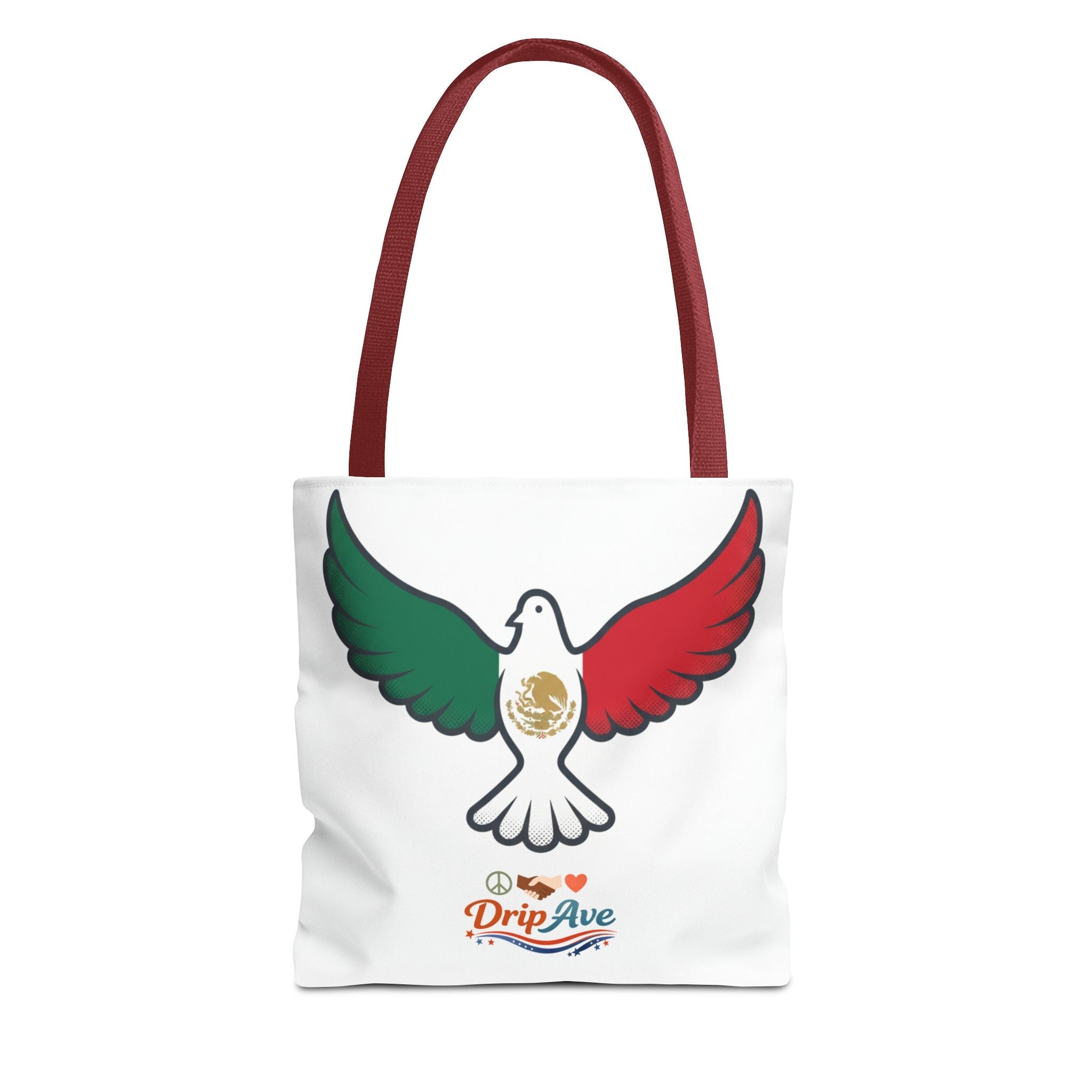 Mexican Pride Dove Unisex Double Sided - Tote Bag — Hispanic Heritage, Peace & Cultural Strength Carryall