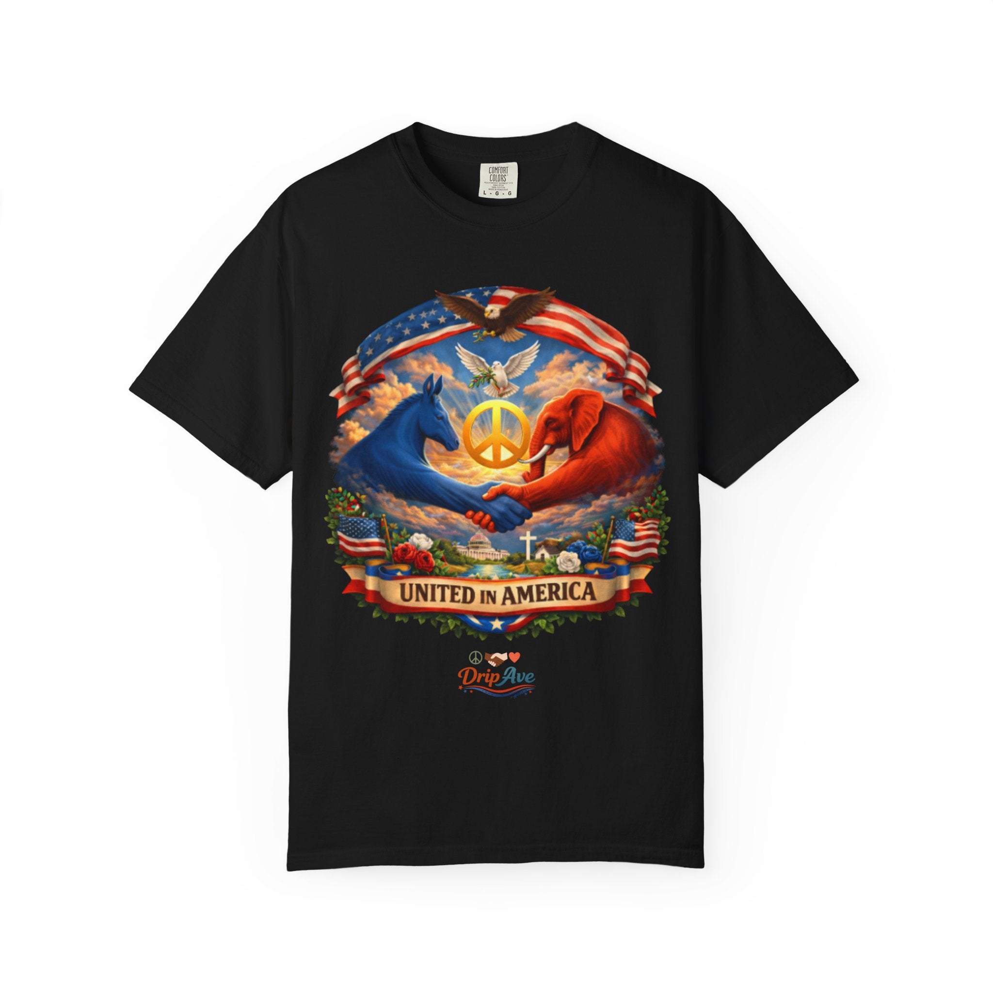 Peace Before War T-Shirt — United in America Patriotic Tee