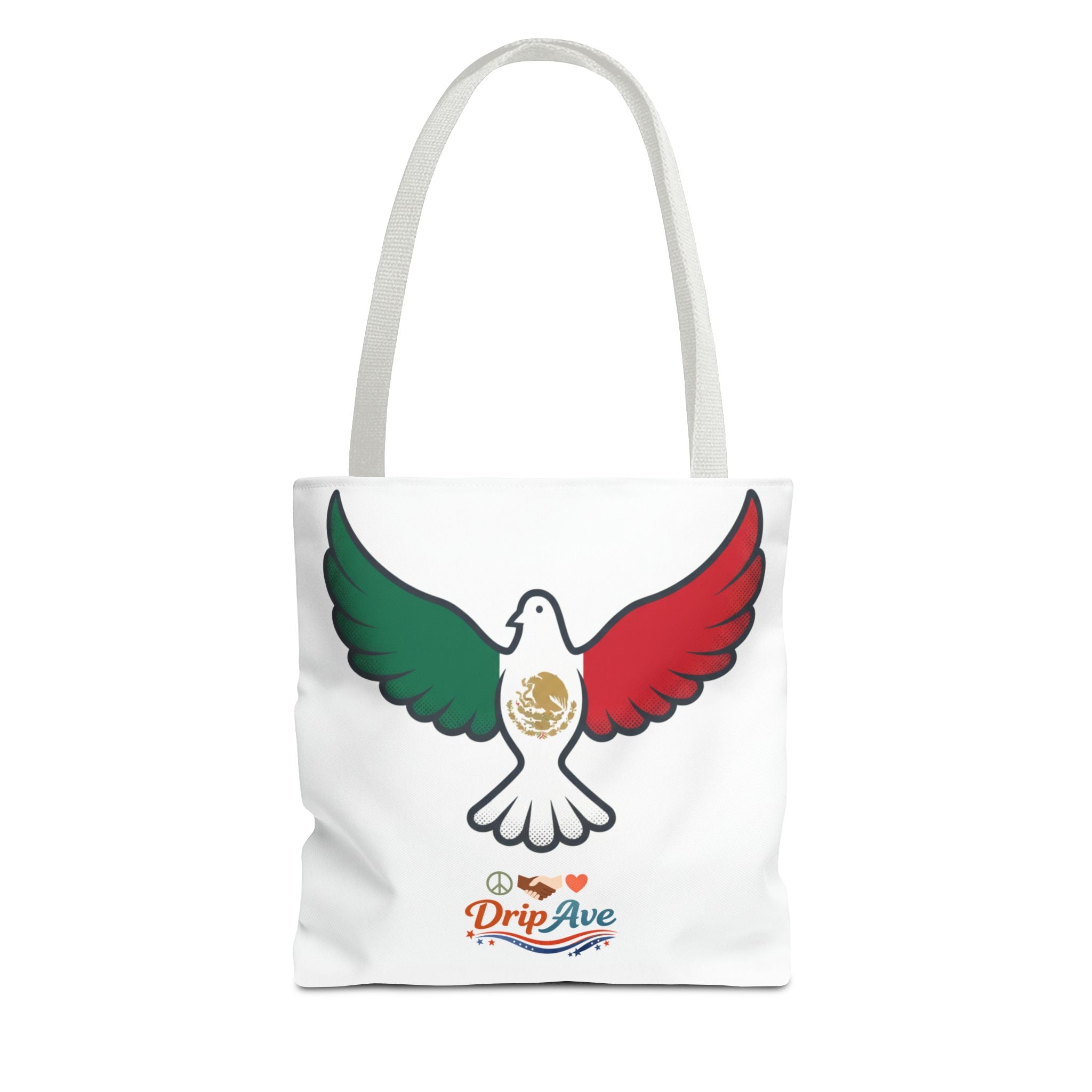Mexican Pride Dove Unisex Double Sided - Tote Bag — Hispanic Heritage, Peace & Cultural Strength Carryall