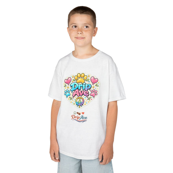 Drip Ave Kids Peace & Unity Graphic Tee