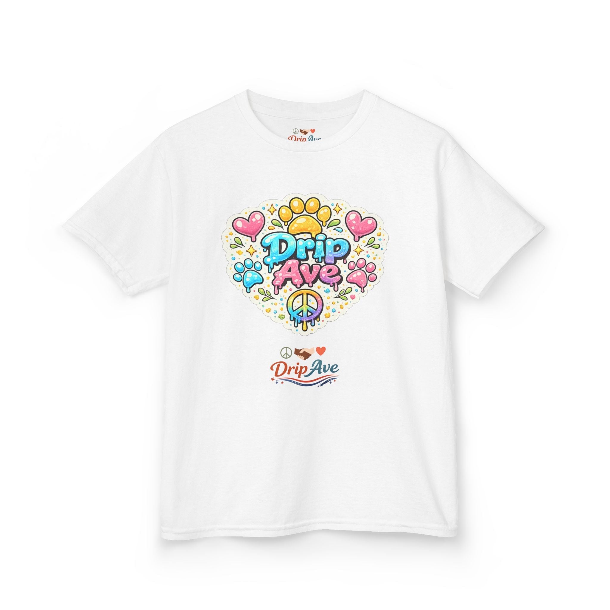 Drip Ave Kids Peace & Unity Graphic Tee