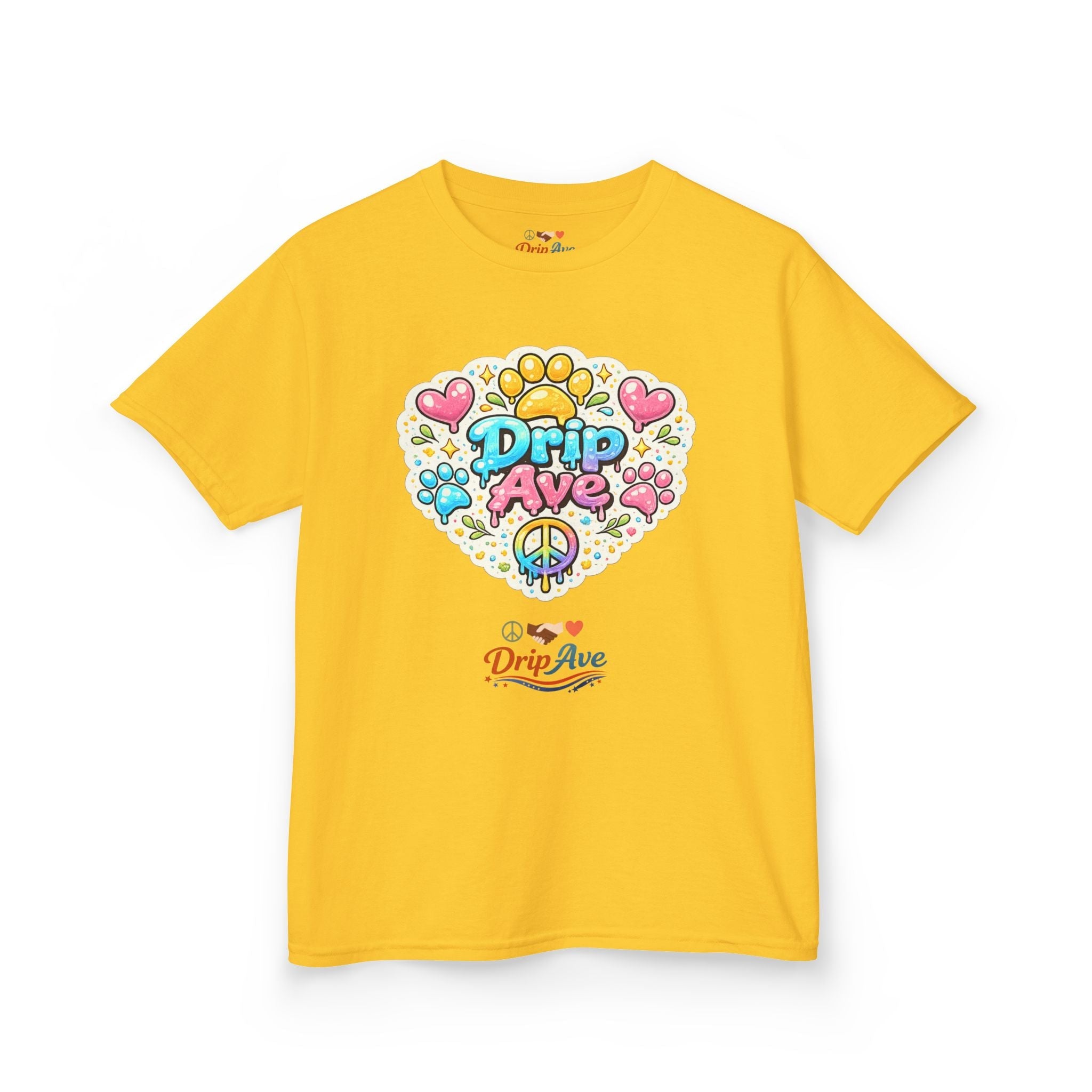 Drip Ave Kids Peace & Unity Graphic Tee