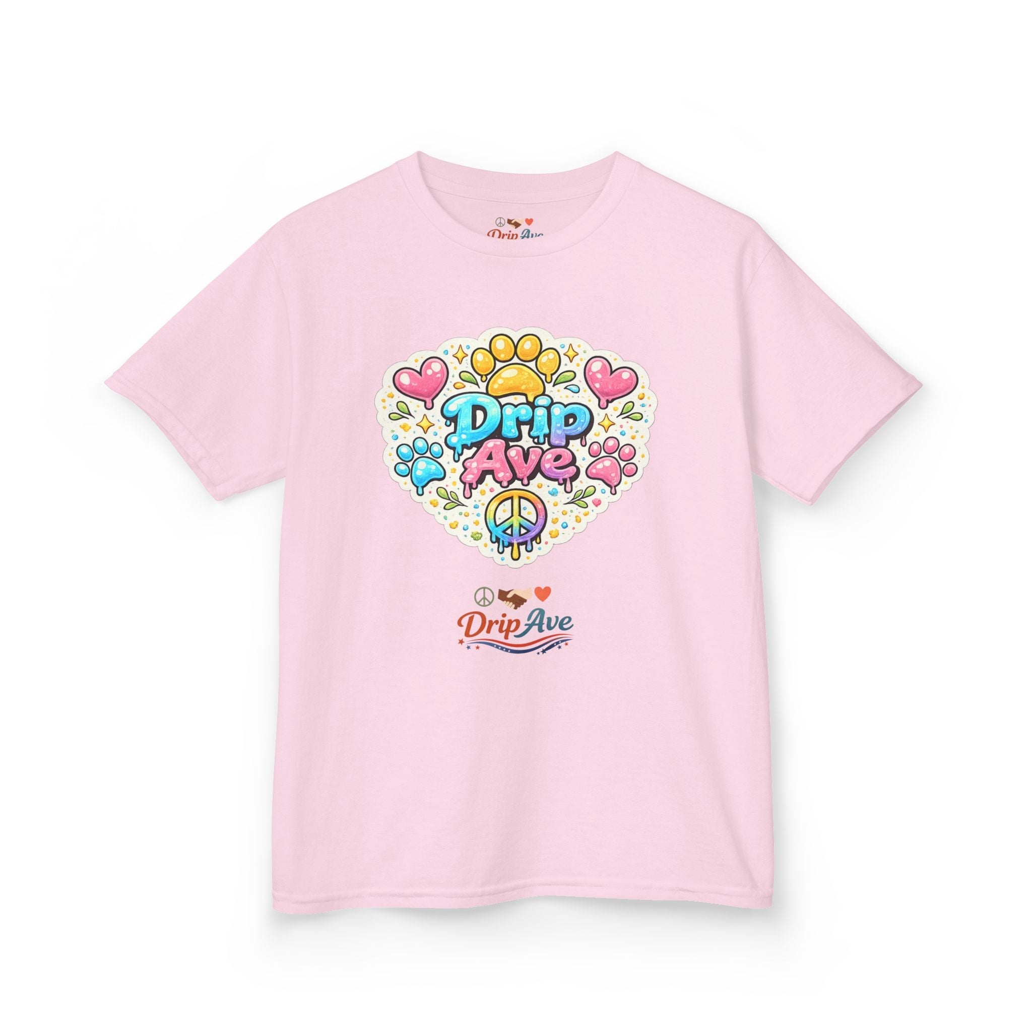 Drip Ave Kids Peace & Unity Graphic Tee