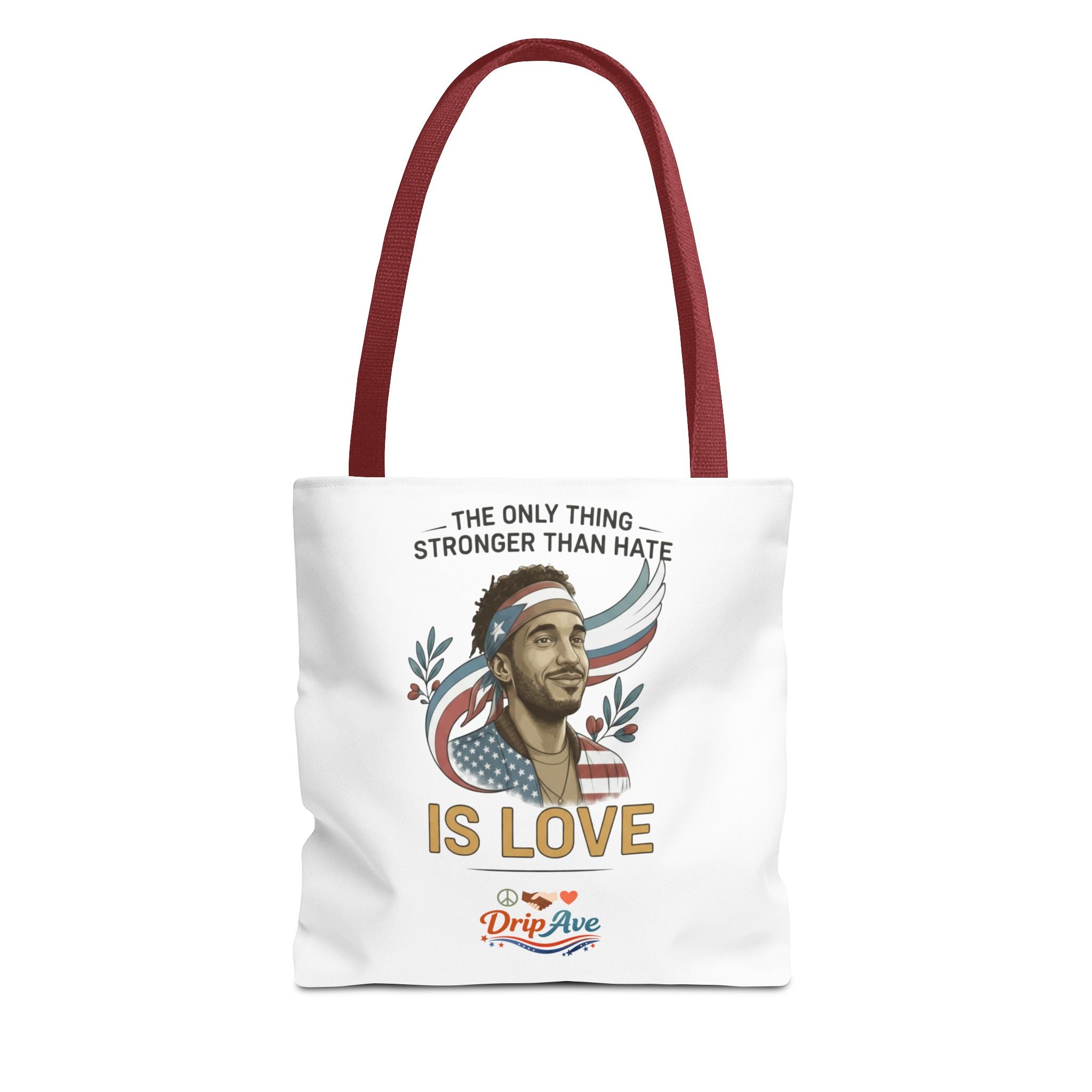 Hispanic Heritage - Tote Bag- Unisex - Love Is Stronger Than Hate – Freedom • Equality