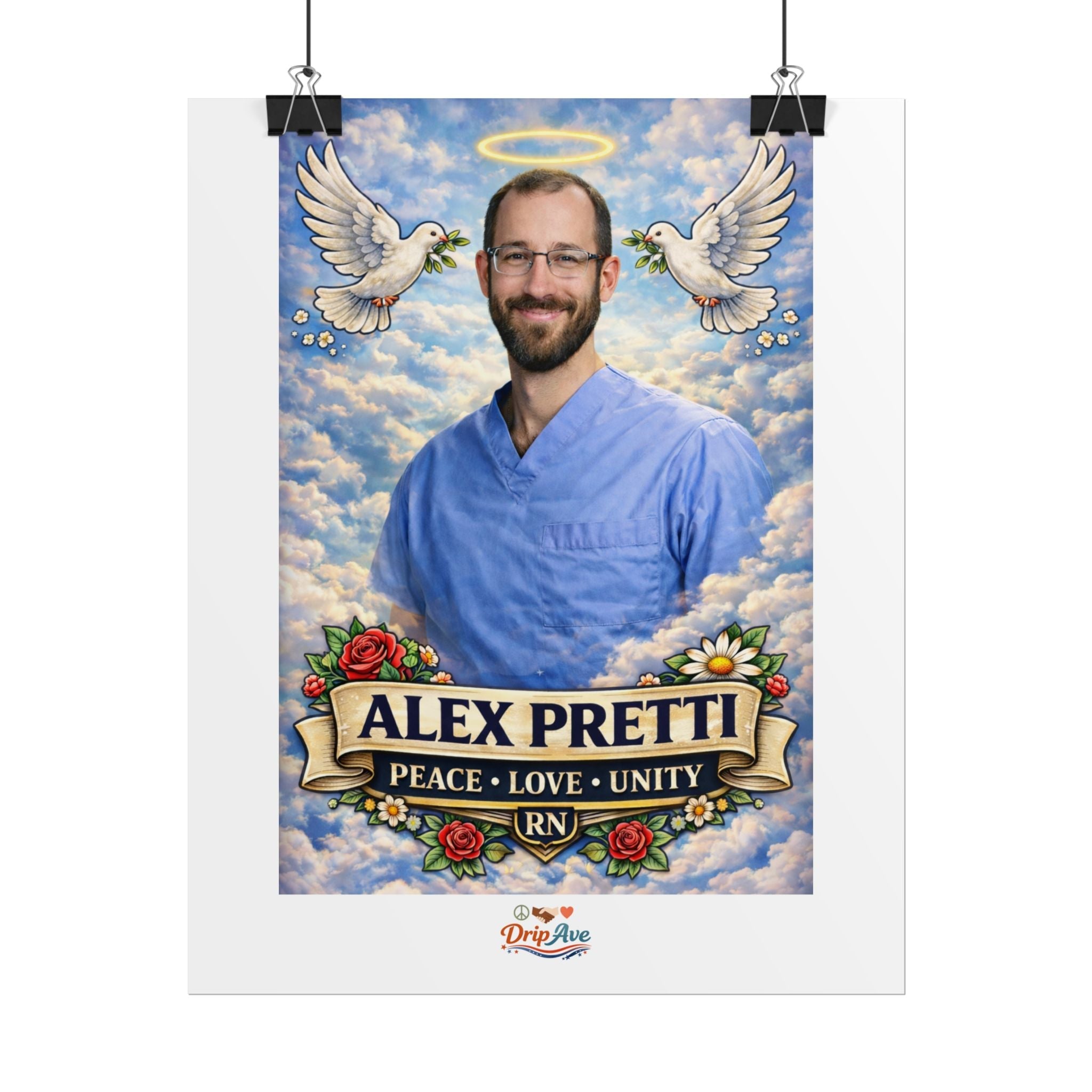 ALEX PRETTI - Love Is Stronger Than Hate – Freedom • Equality • Heritage Unisex Poster