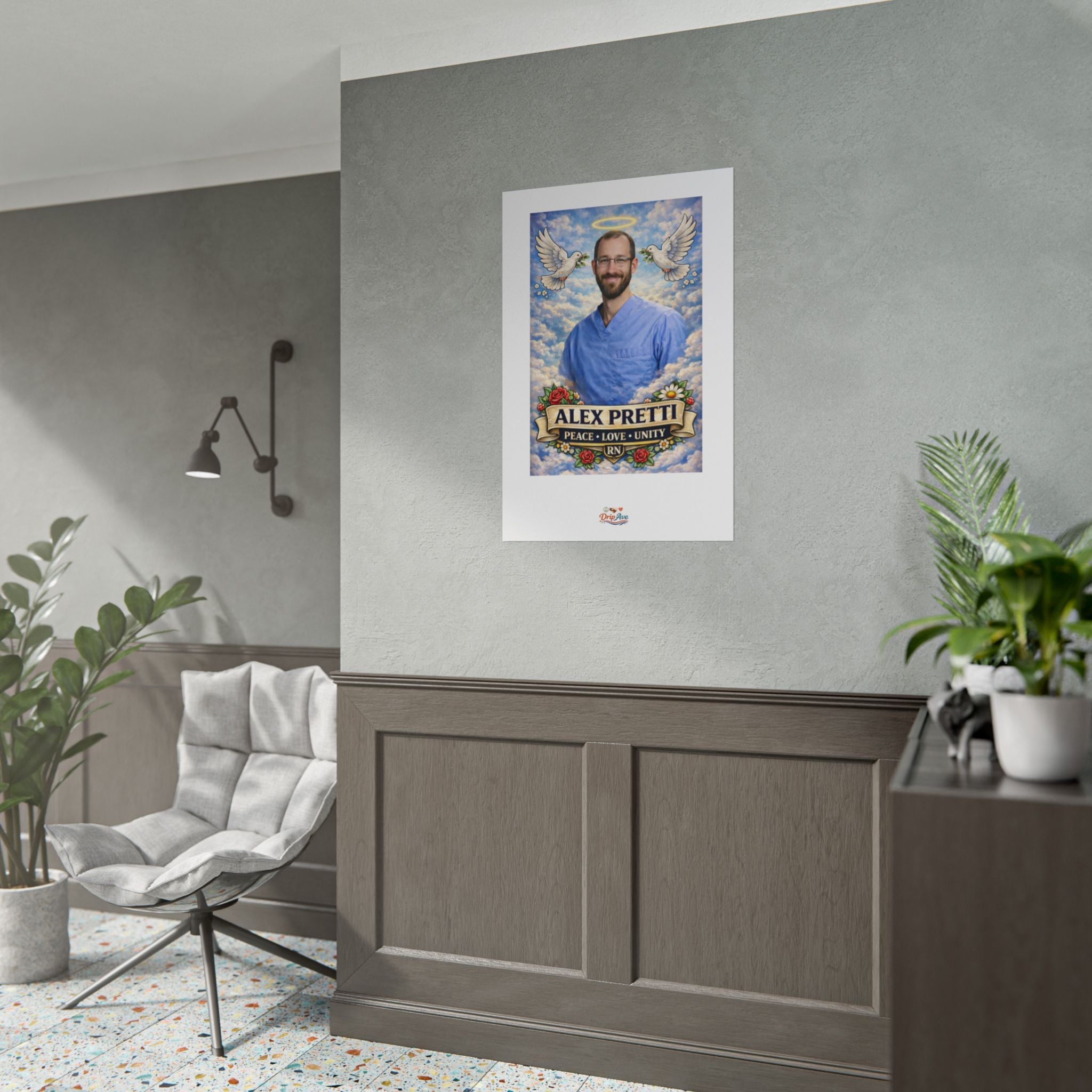 ALEX PRETTI - Love Is Stronger Than Hate – Freedom • Equality • Heritage Unisex Poster