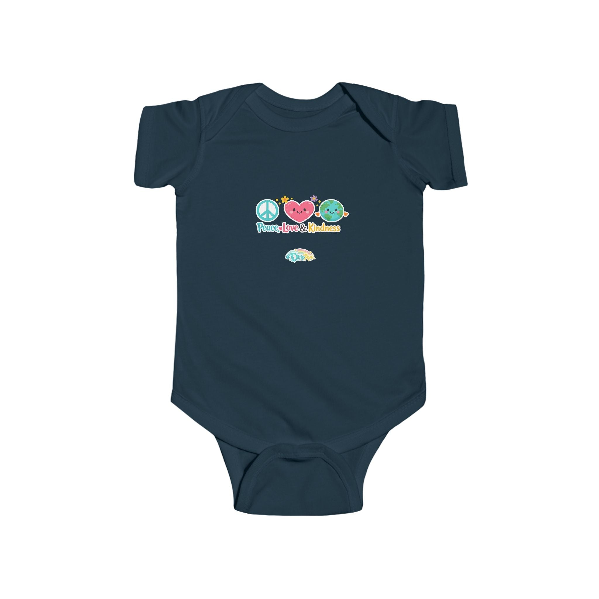 Peace Love & Kindness Infant Bodysuit — Cute Baby Onesie